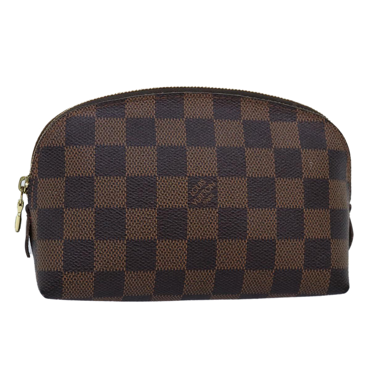 LOUIS VUITTON Damier Ebene Pochette Cosmetic PM Pouch N47516 LV 71944