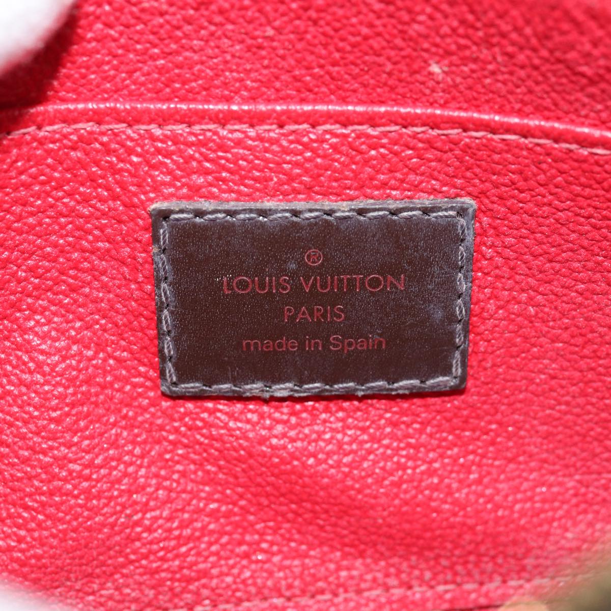 LOUIS VUITTON Damier Ebene Pochette Cosmetic PM Pouch N47516 LV 71944