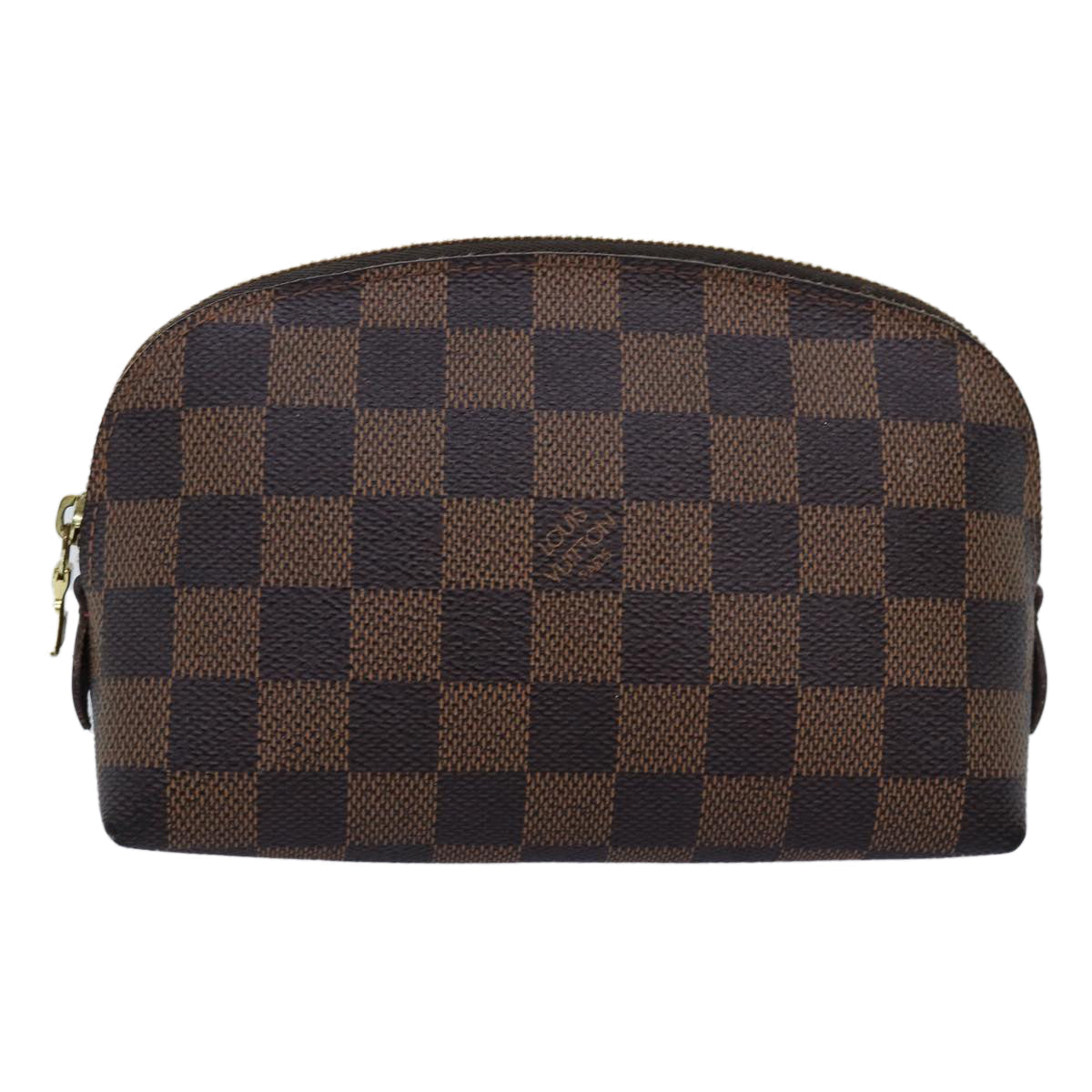 LOUIS VUITTON Damier Ebene Pochette Cosmetic PM Pouch N47516 LV 71944