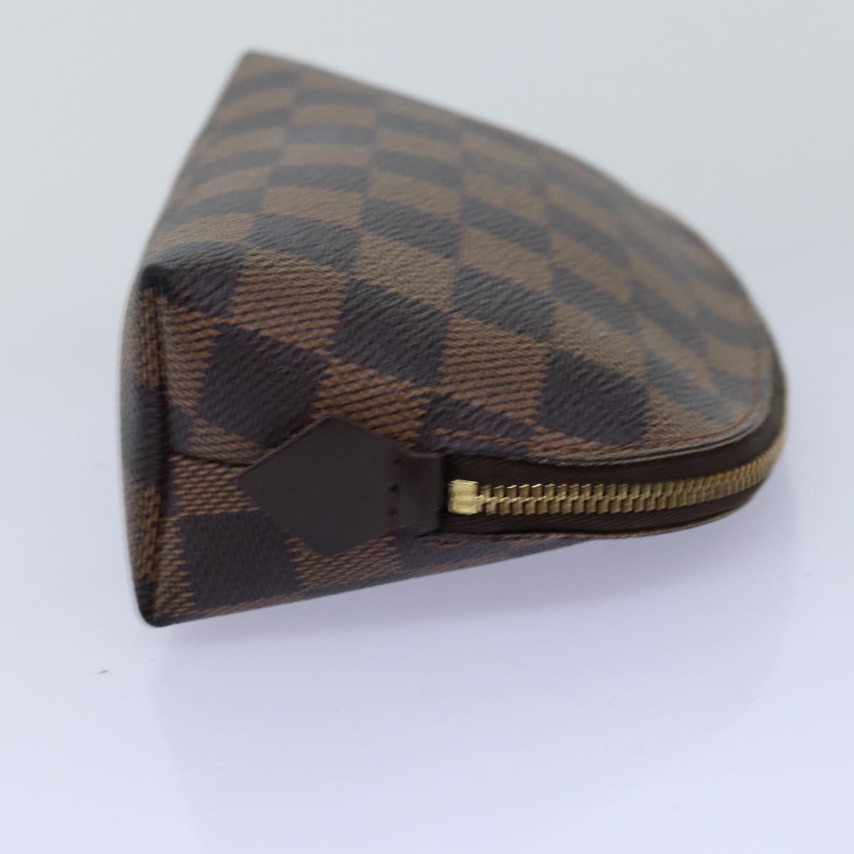 LOUIS VUITTON Damier Ebene Pochette Cosmetic PM Pouch N47516 LV 71944