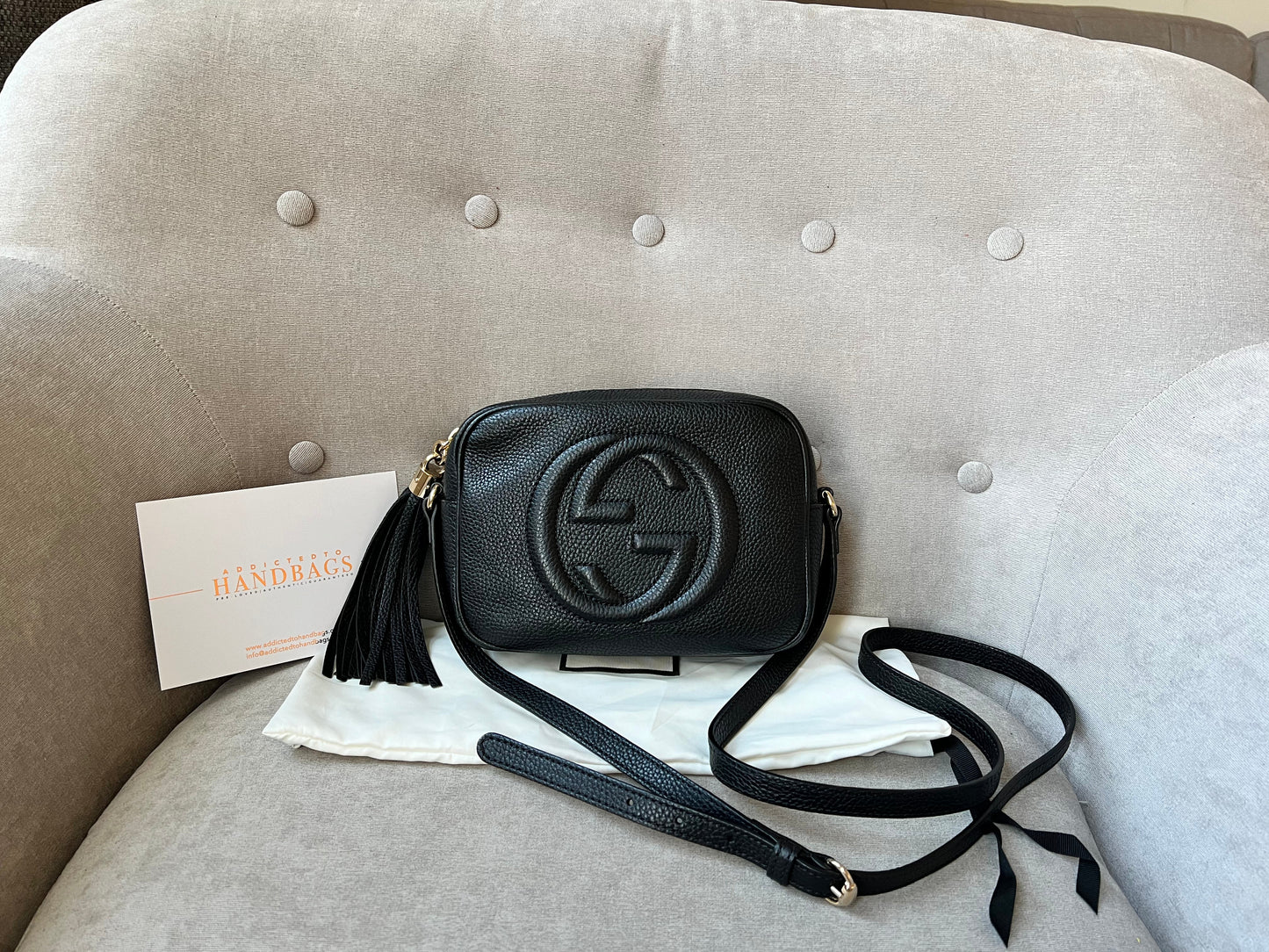 Luxury Gucci Trending 2025 Black Soho Disco