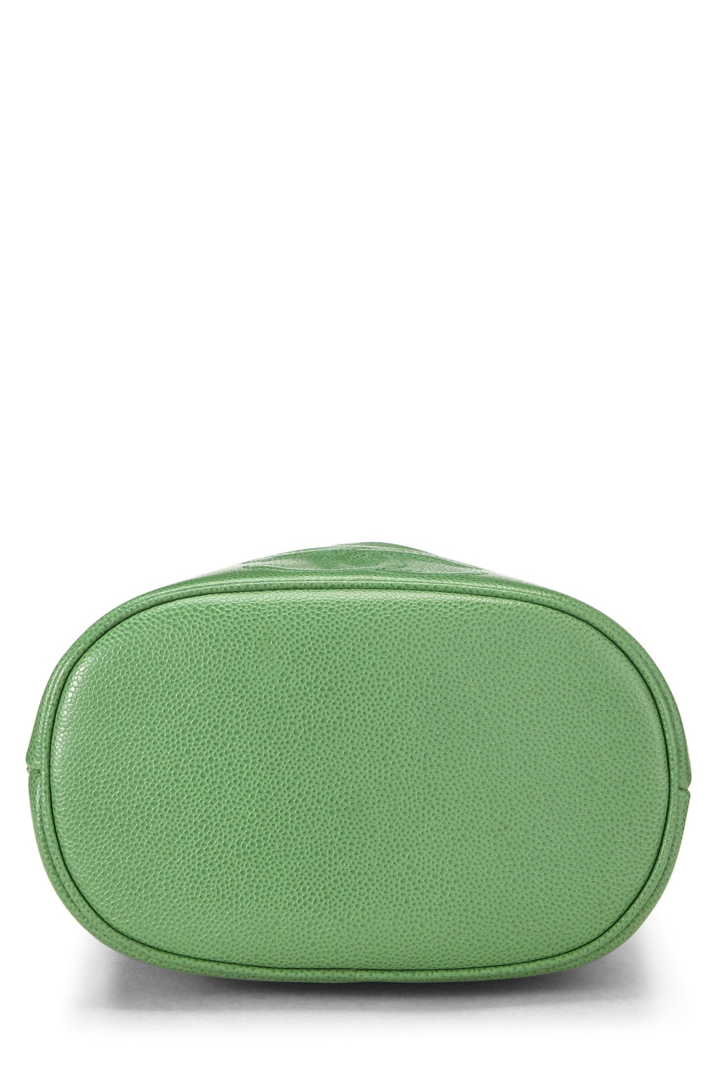 Chanel,  Green Caviar 3 'CC' Bucket Bag, Green