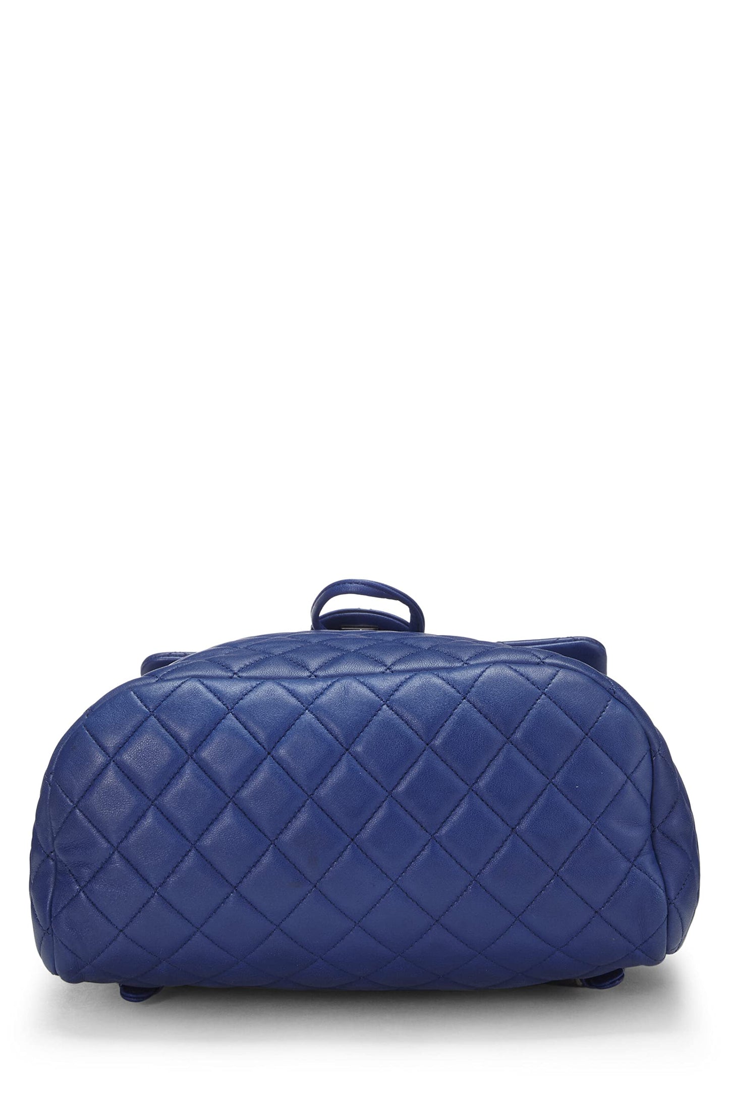 Chanel,  Blue Quilted Lambskin Urban Spirit Backpack Large, Blue