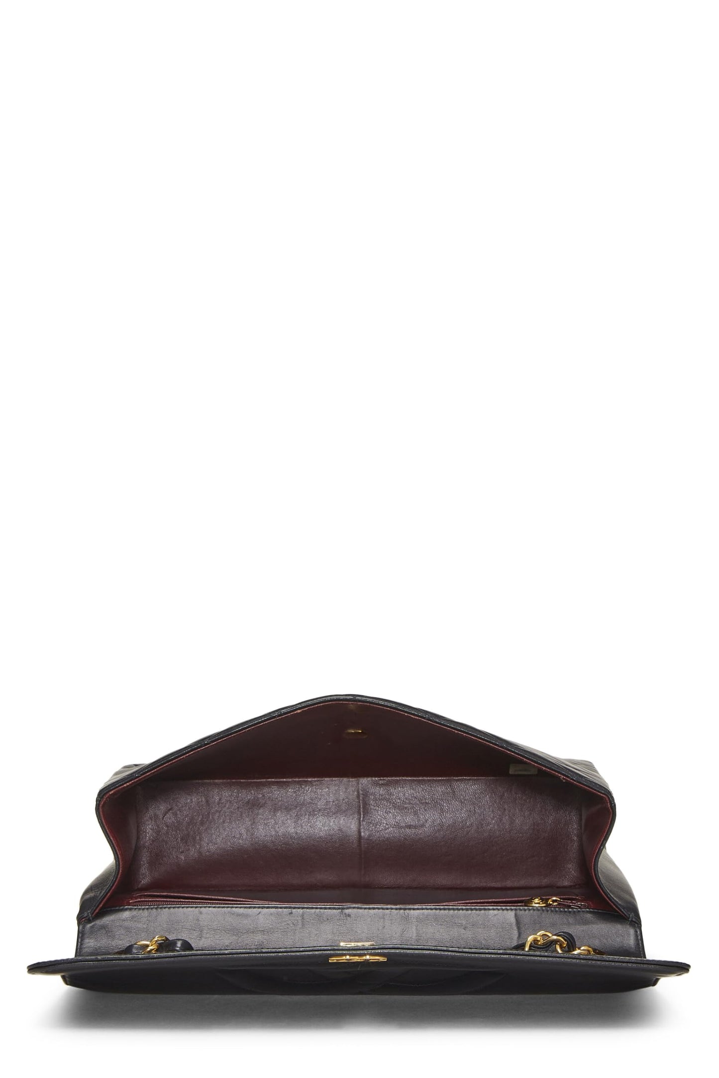 Chanel,  Black Lambskin 'CC' Flap Maxi, Black