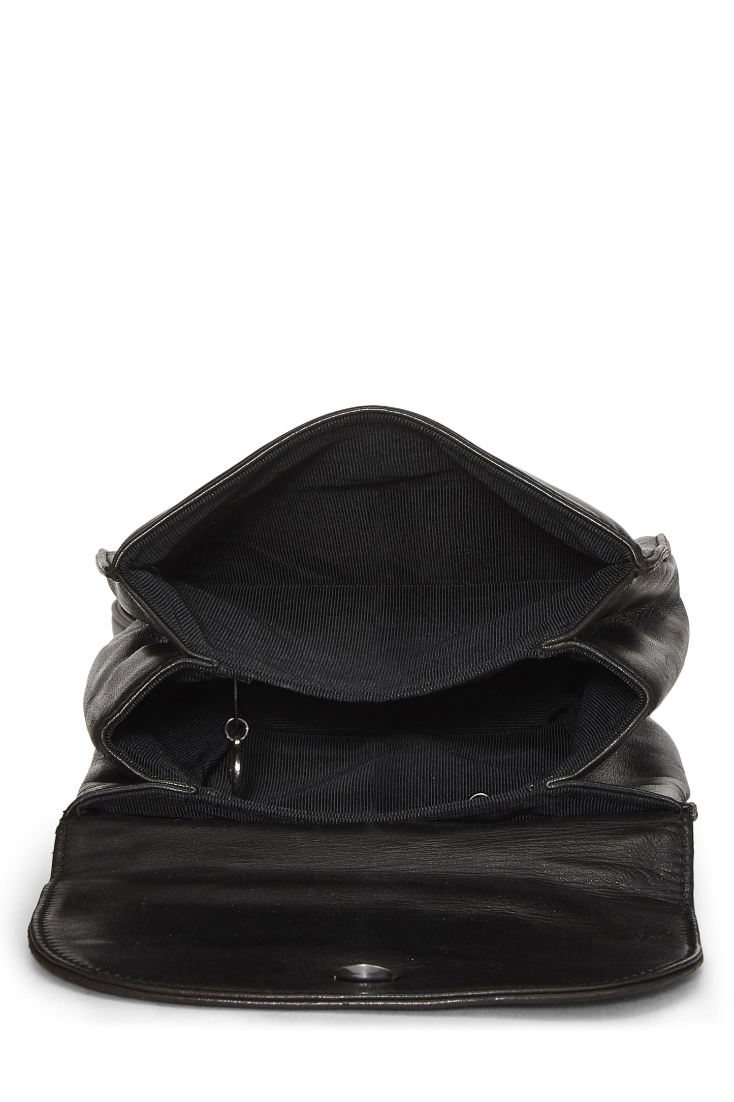 Chanel,  Black Lambskin 'CC' Backpack, Black