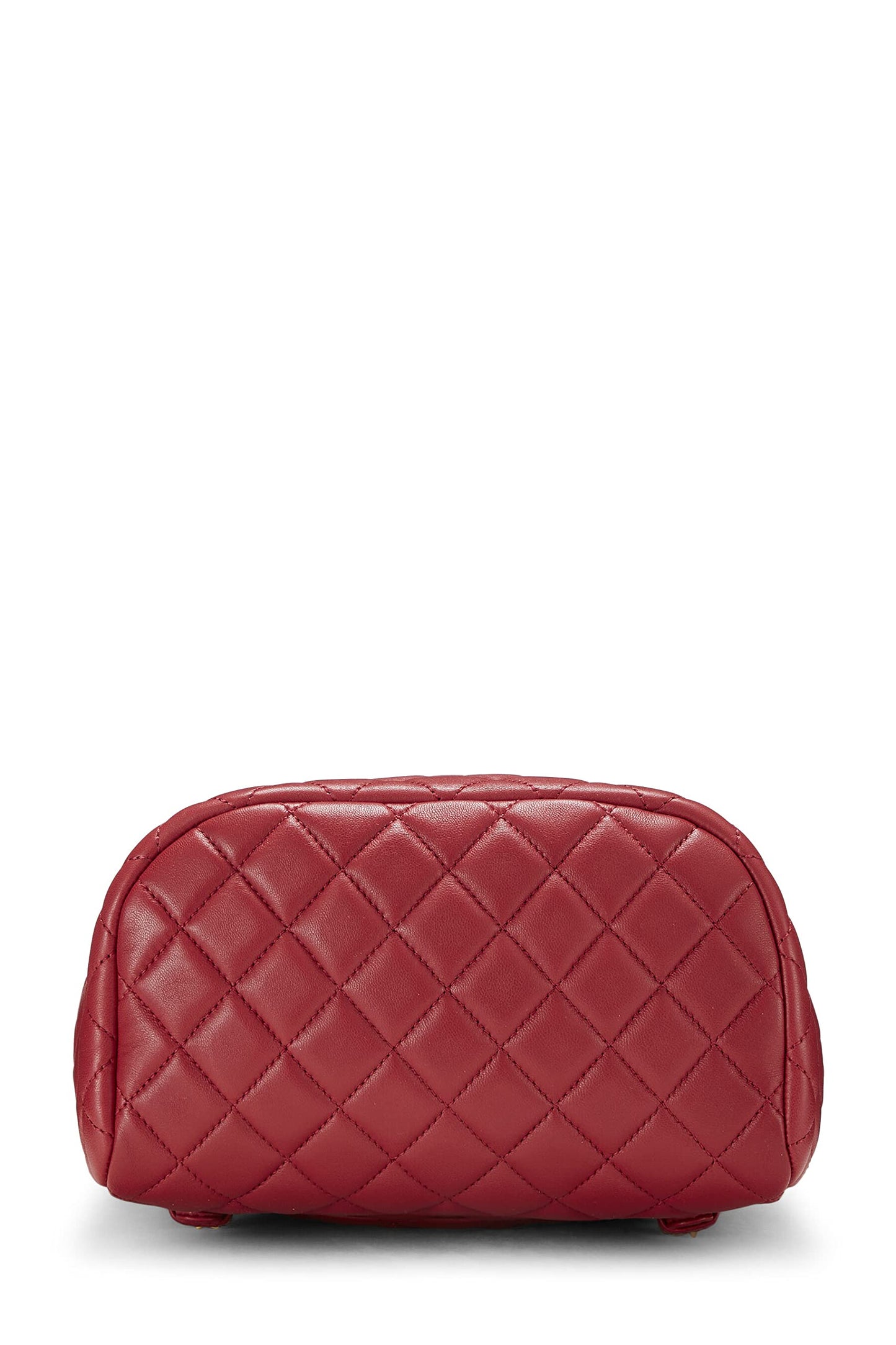 Chanel,  Red Quilted Lambskin Urban Spirit Backpack Small, Red