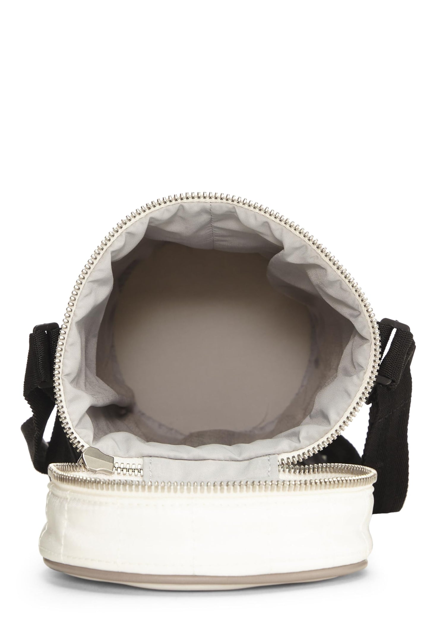 Chanel,  White Nylon Sportline Bottle Holder, White