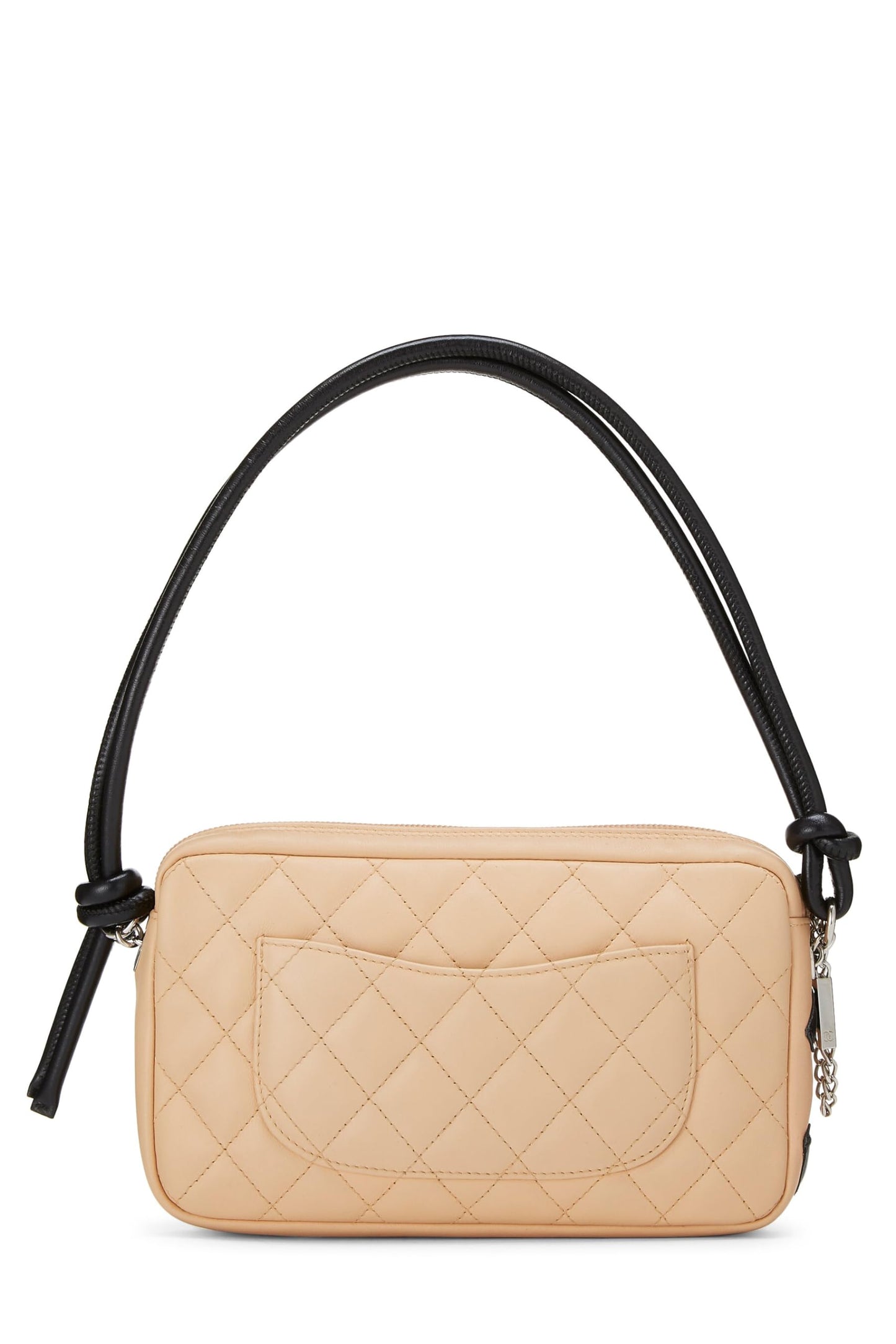 Chanel,  Beige Quilted Calfskin Cambon Pochette, Beige