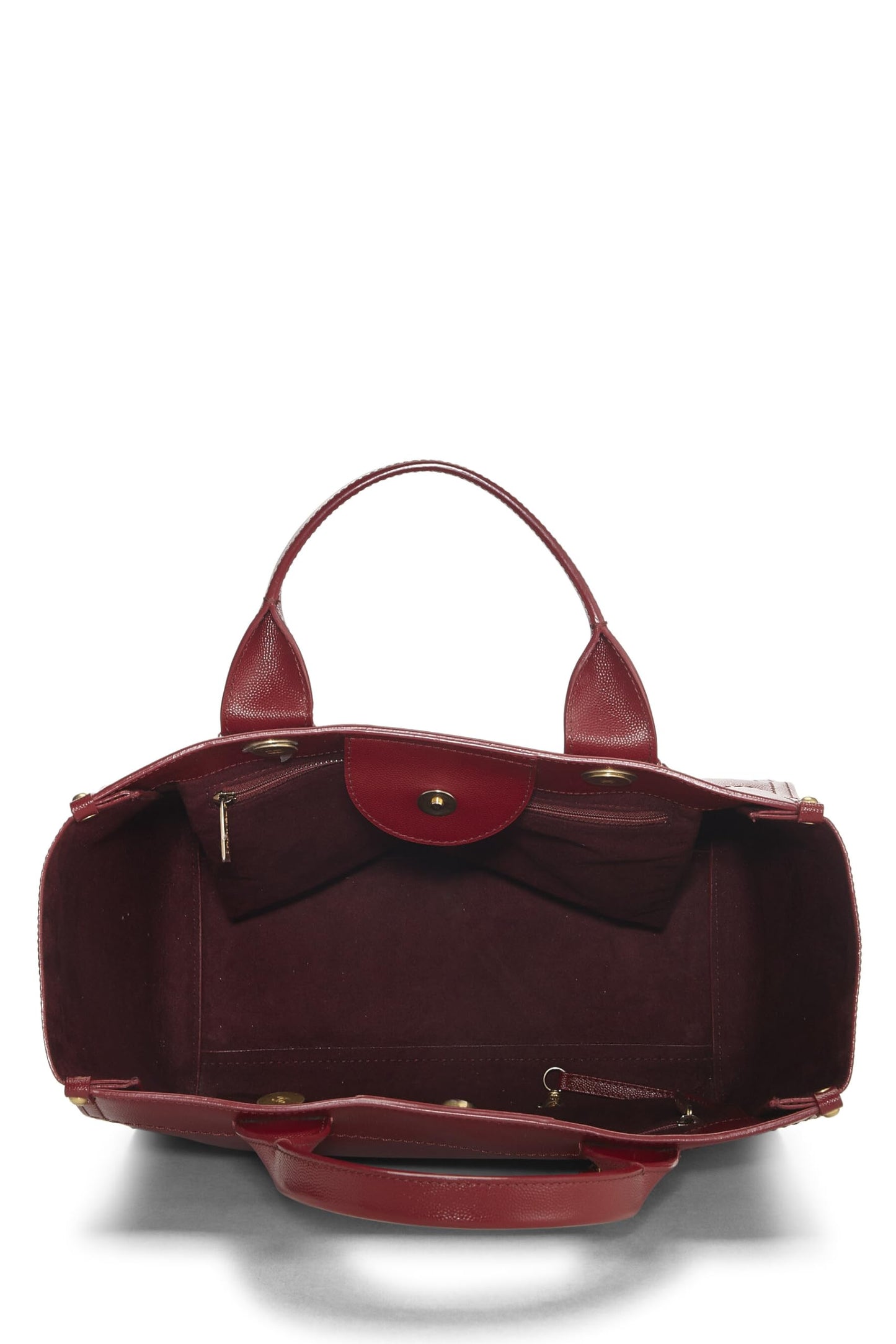 Chanel,  Red Leather Deauville Small, Red