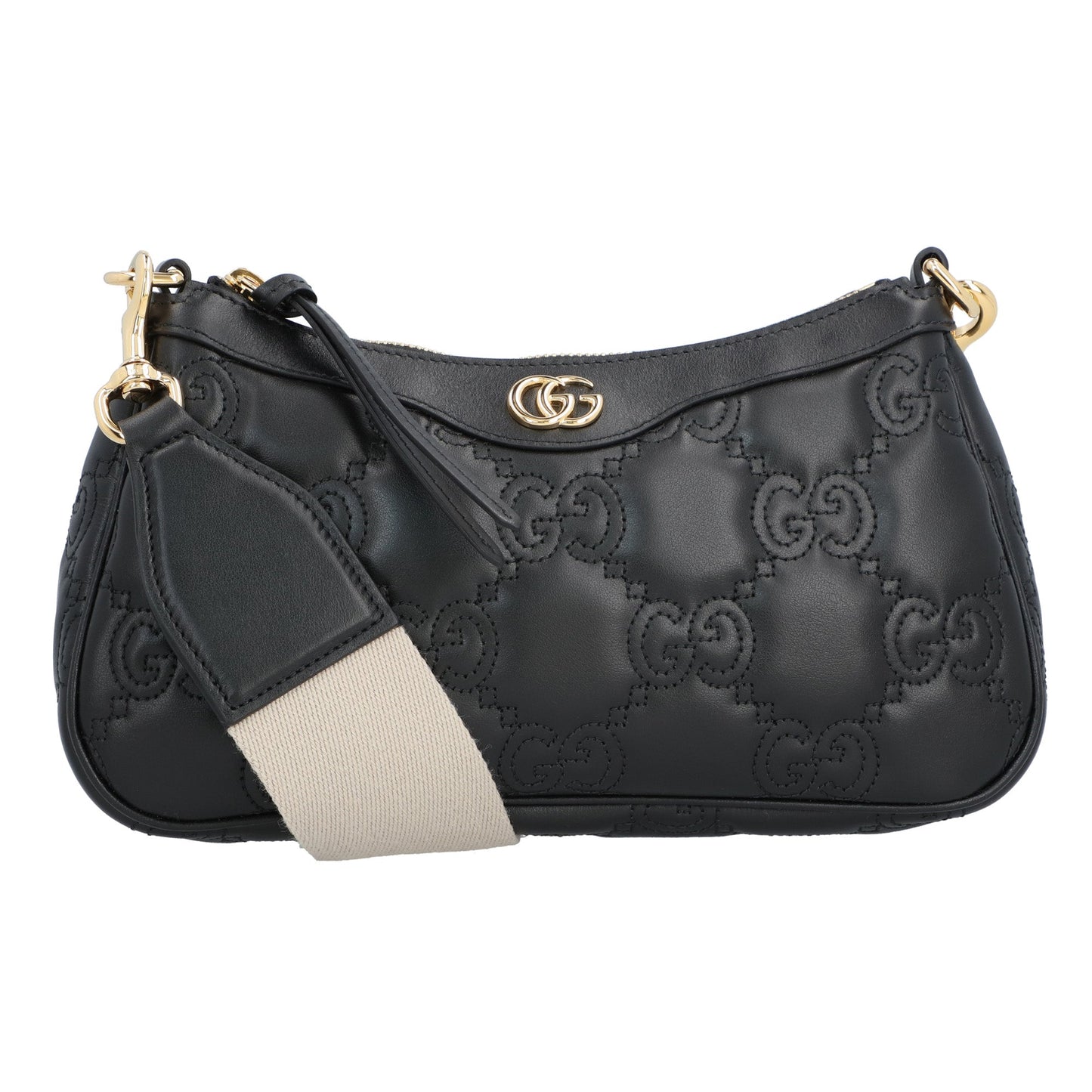 Luxury Gucci Trending 2025 Gg Matelassé Handbag Black