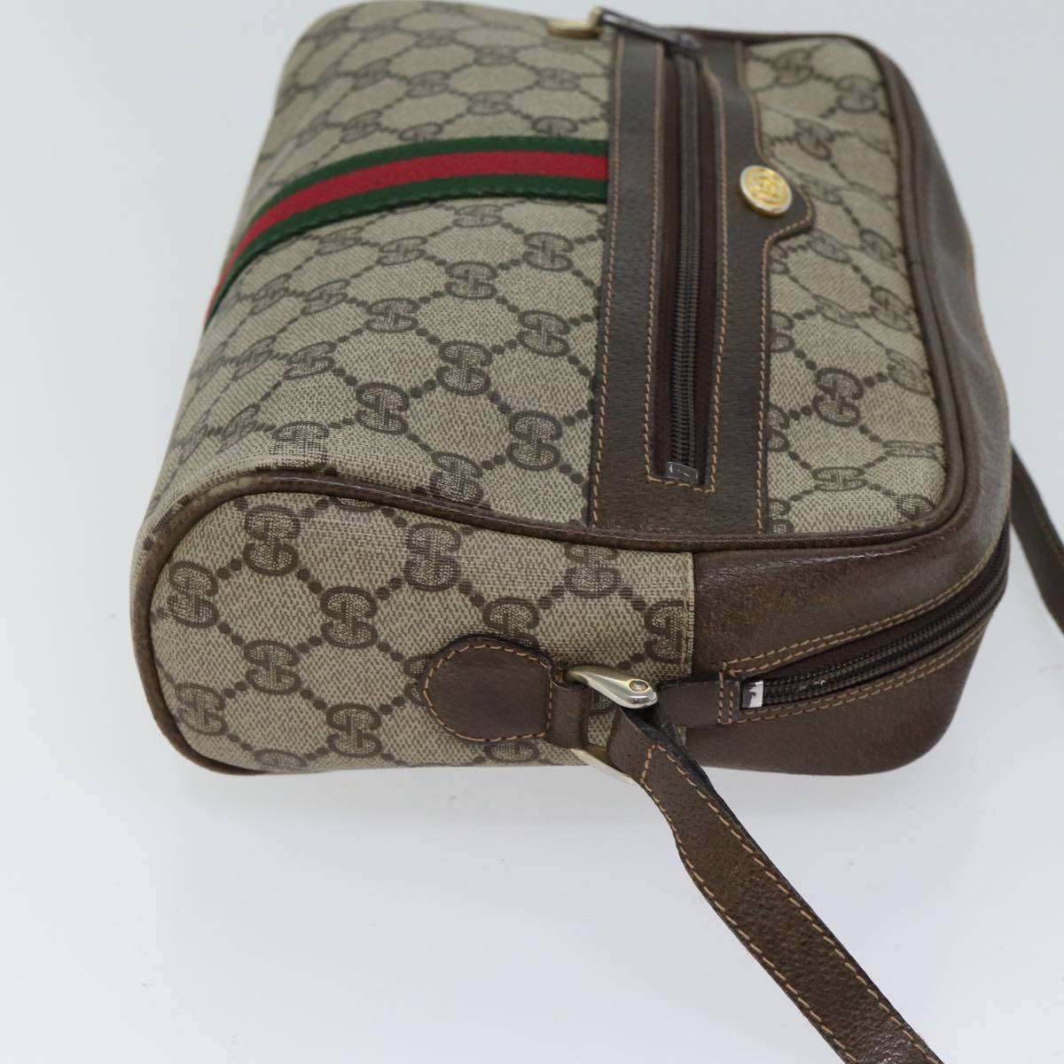 Luxury Gucci Trending 2025 GG Canvas Web Sherry Line Shoulder Bag PVC Beige Green Red