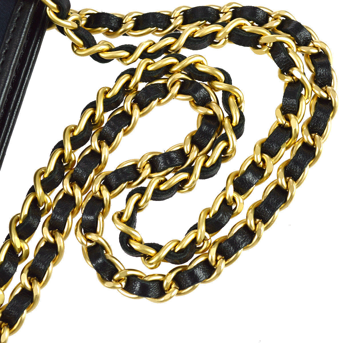 Luxury Chanel Fall 2002 Black Canvas Icon Chain Tote Handbag
