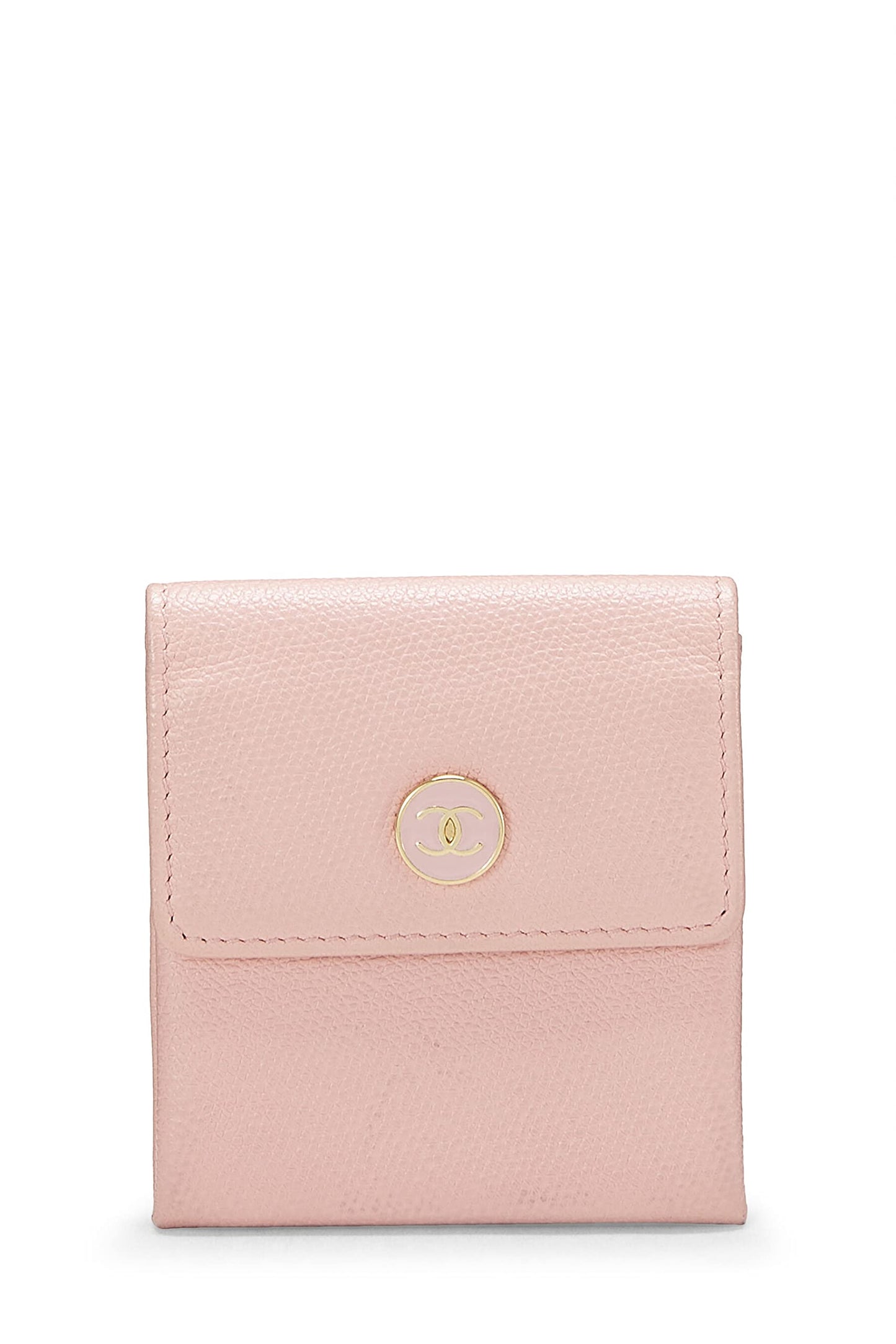 Chanel  Pink Caviar 'CC' Coin Purse, Pink
