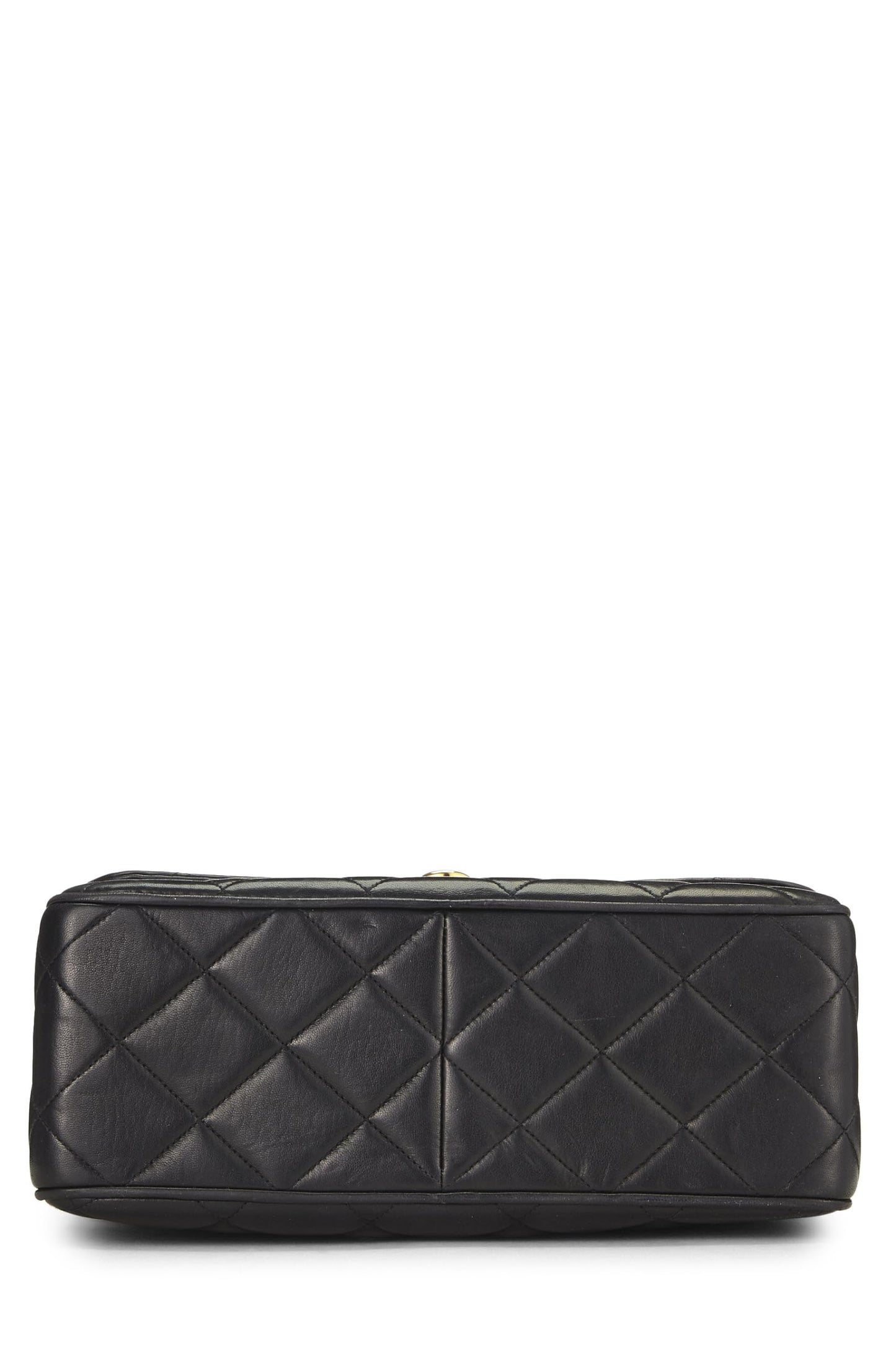Chanel,  Black Lambskin Big 'CC' Square Flap, Black