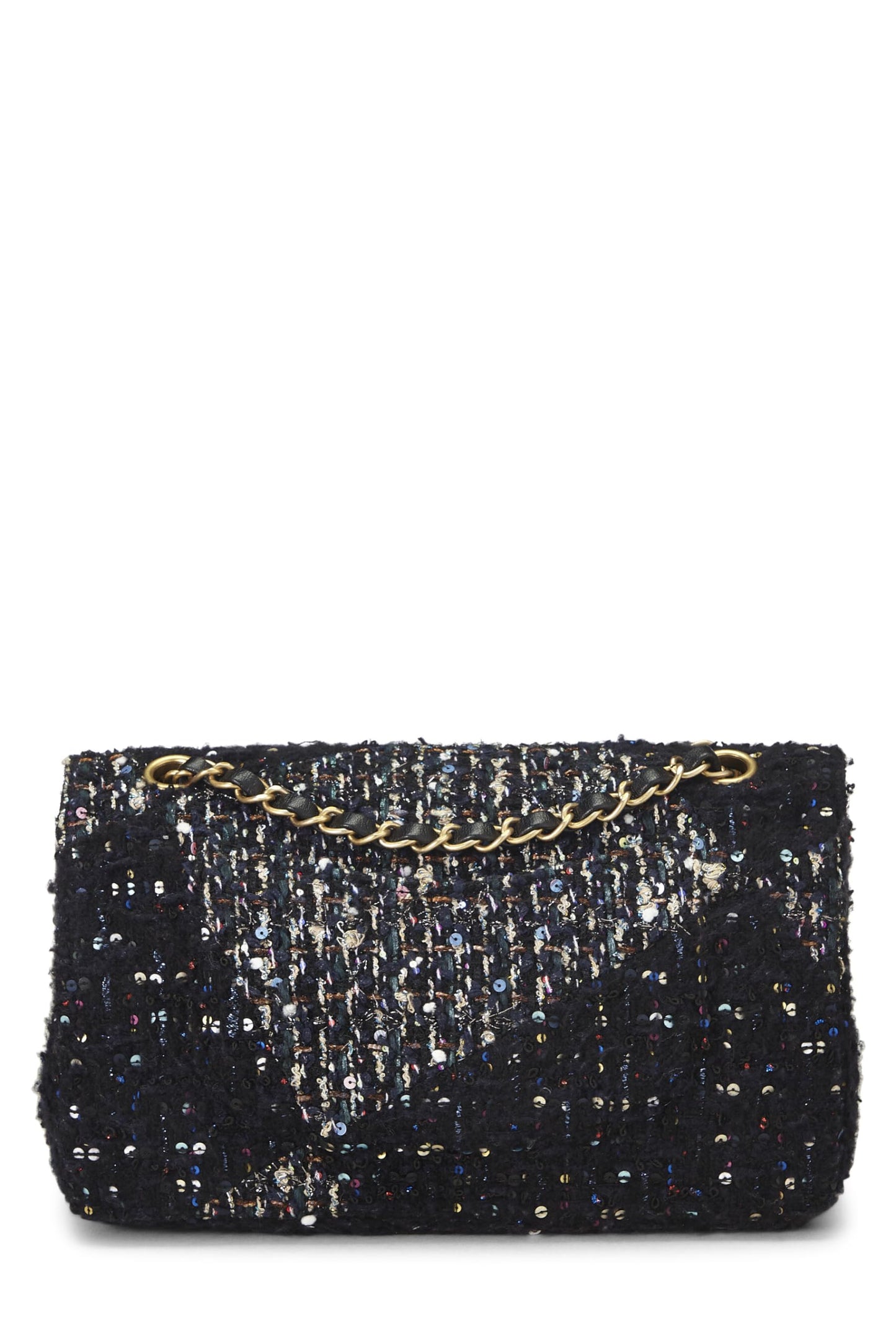Chanel,  Multicolor Tweed Classic Double Flap Medium, Multi