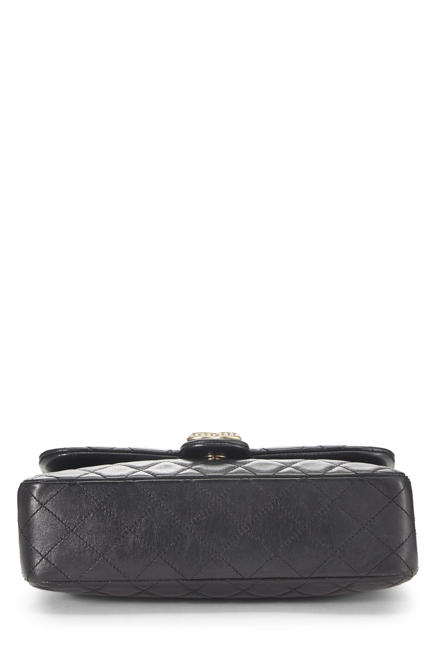 Chanel,  Black Quilted Lambskin Westminster Pearl Flap, Black
