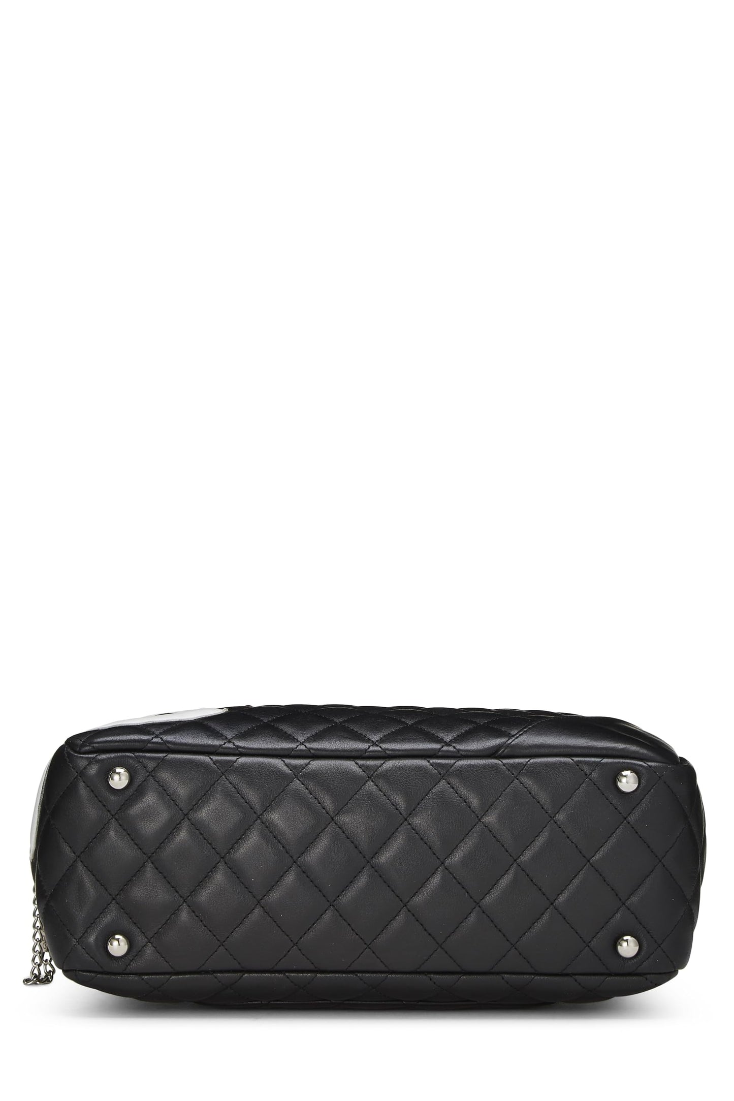 Chanel,  Black Calfskin Cambon Ligne Bowler, Black