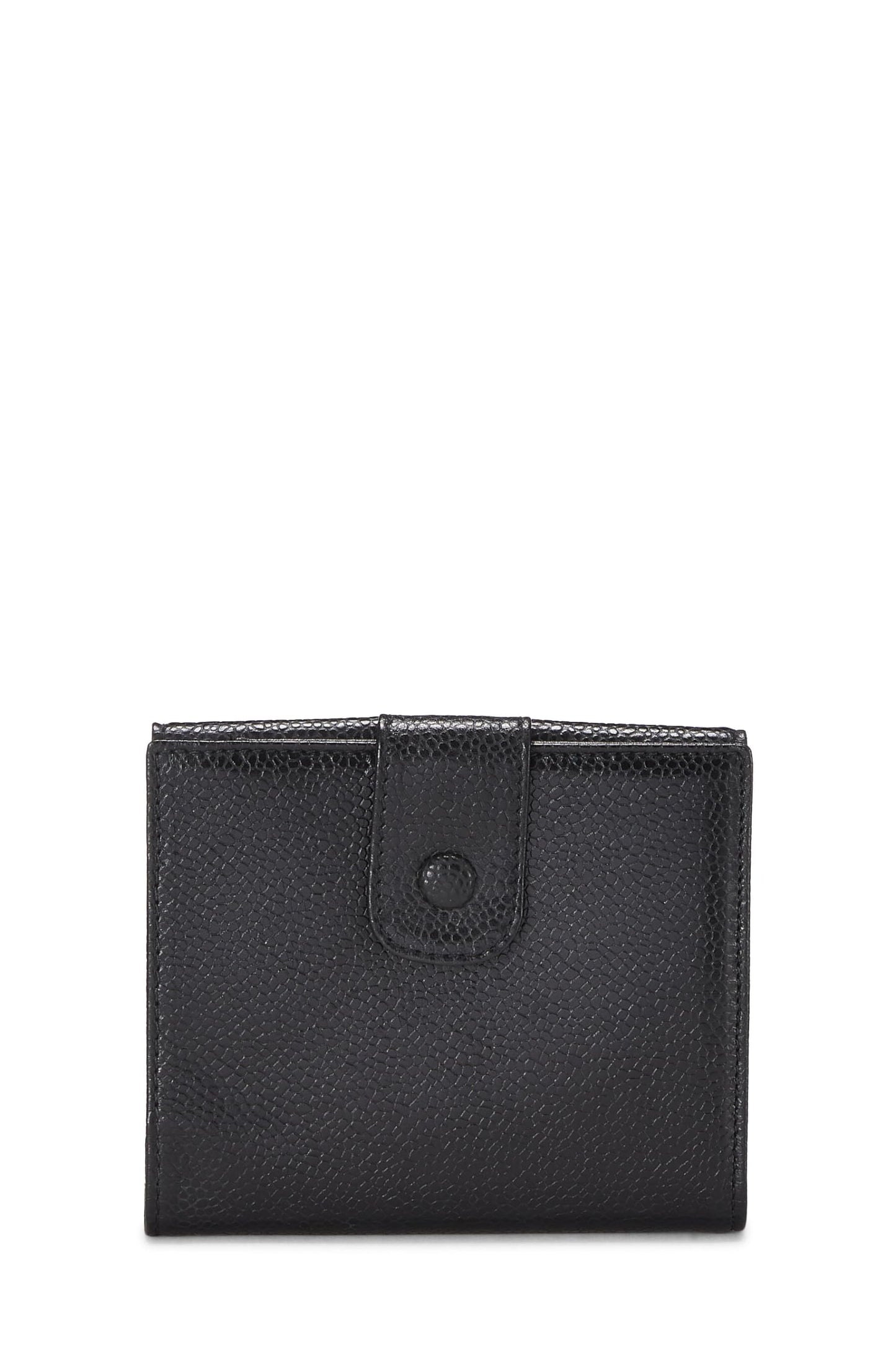 Chanel,  Black Lambskin Timeless 'CC' Wallet, Black