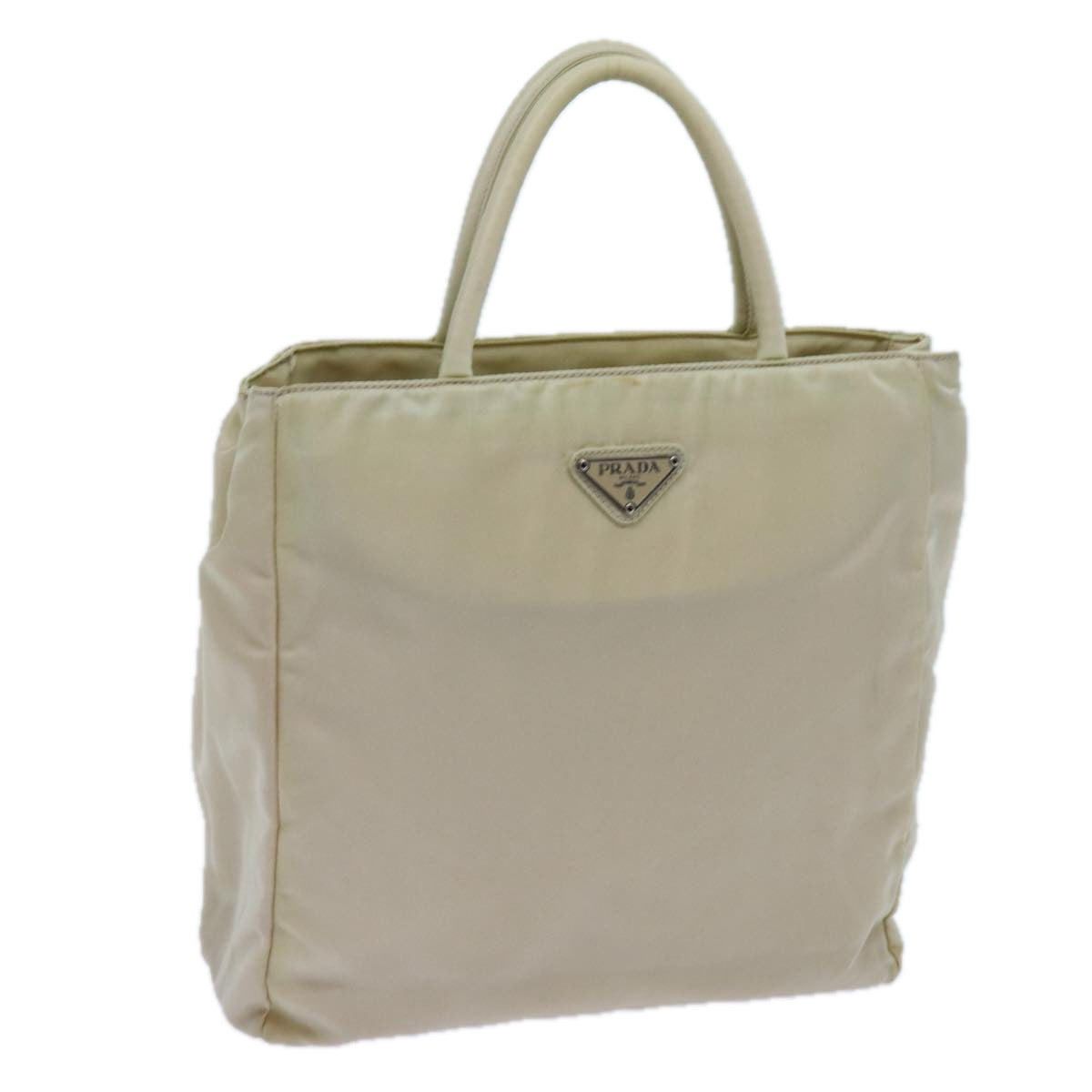 Luxury PradaHand Bag Nylon Beige 72007