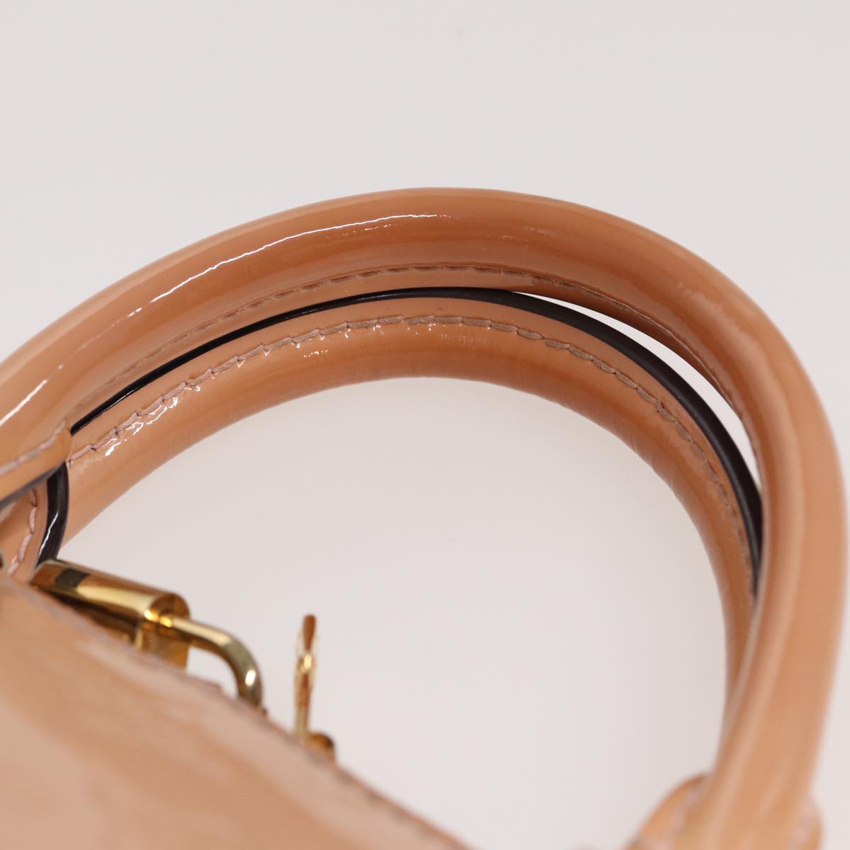 LOUIS VUITTON Monogram Vernis Alma PM Hand Bag Rose Valerine M50412 72067