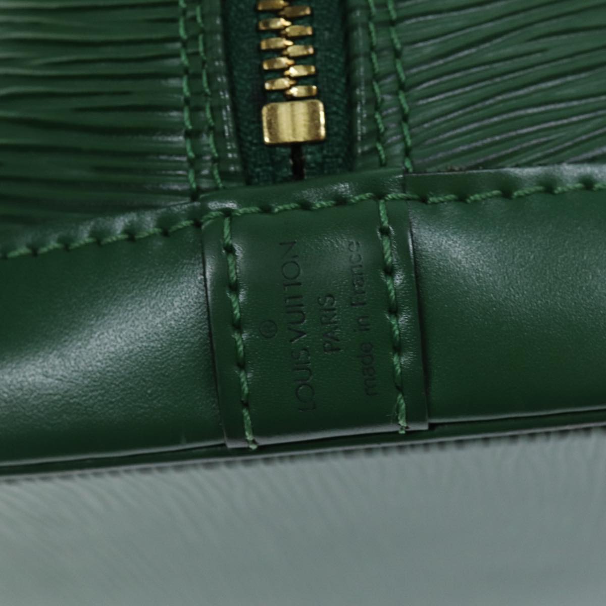 LOUIS VUITTON Epi Alma Hand Bag Borneo Green M52144 LV 72224