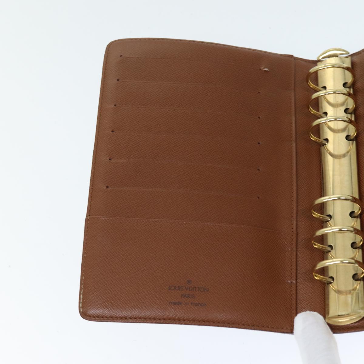 LOUIS VUITTON Monogram Agenda MM Day Planner Cover R20105 LV 72237