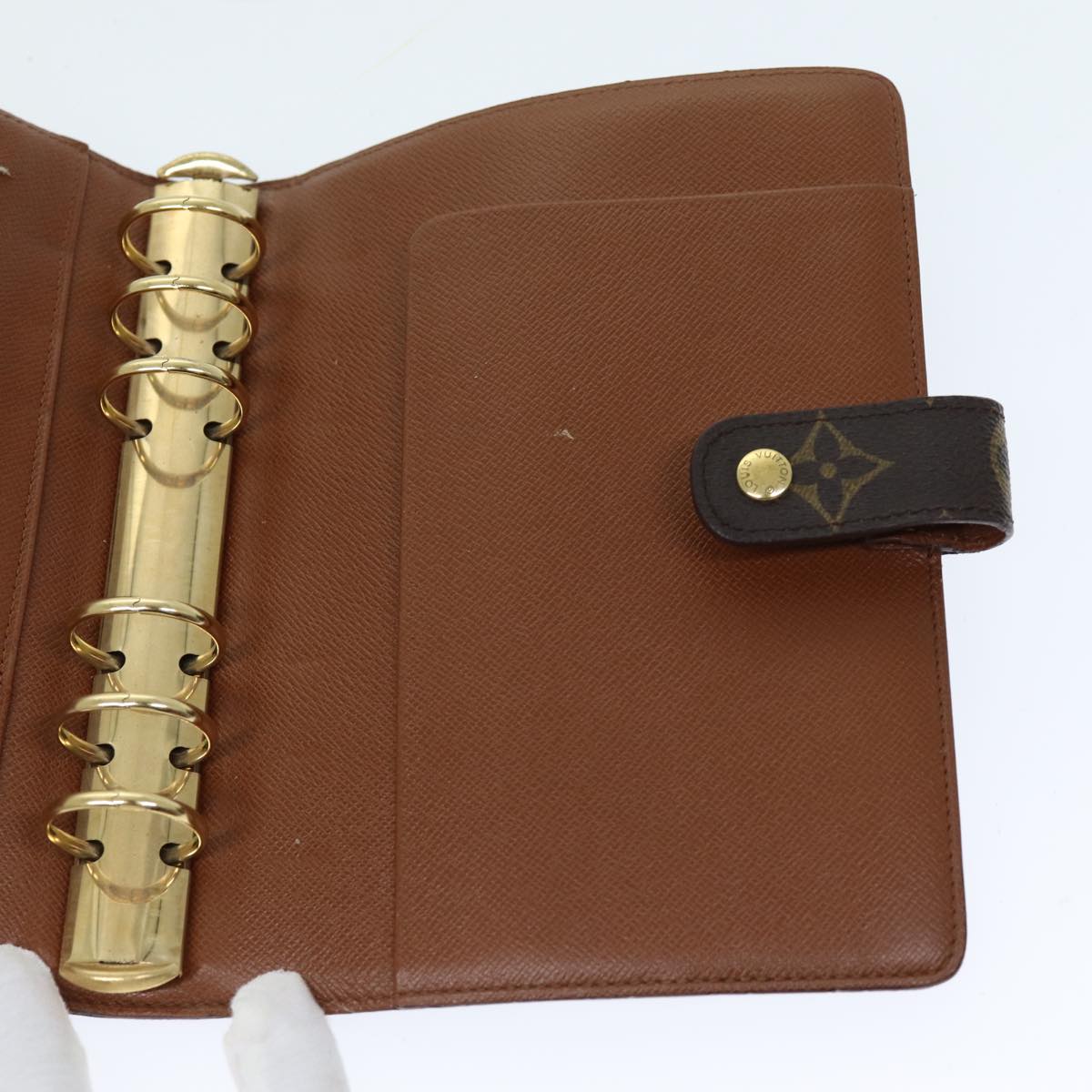 LOUIS VUITTON Monogram Agenda MM Day Planner Cover R20105 LV 72237