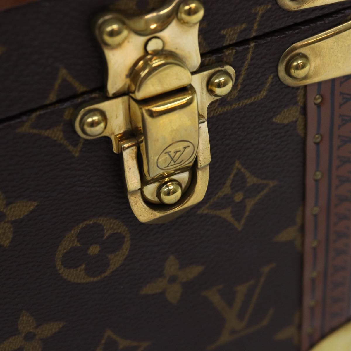 LOUIS VUITTON Monogram Attache Case Trunk SPO LV 72245S