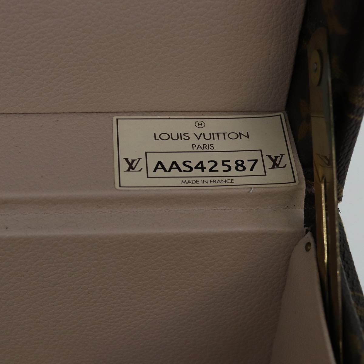 LOUIS VUITTON Monogram Attache Case Trunk SPO LV 72245S