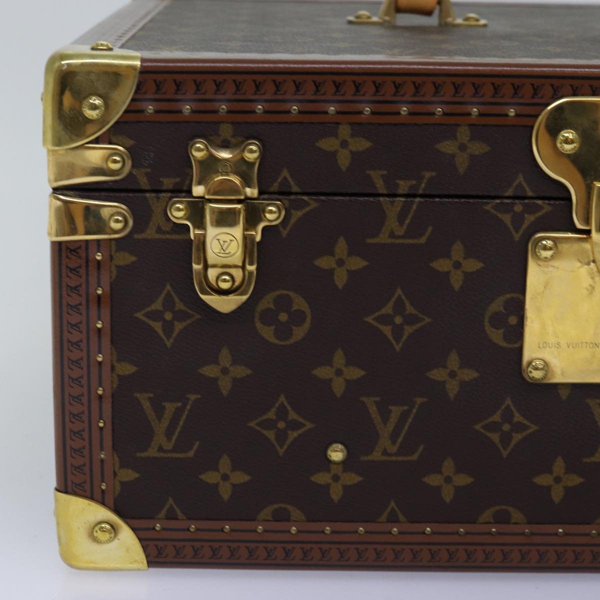 LOUIS VUITTON Monogram Attache Case Trunk SPO LV 72245S