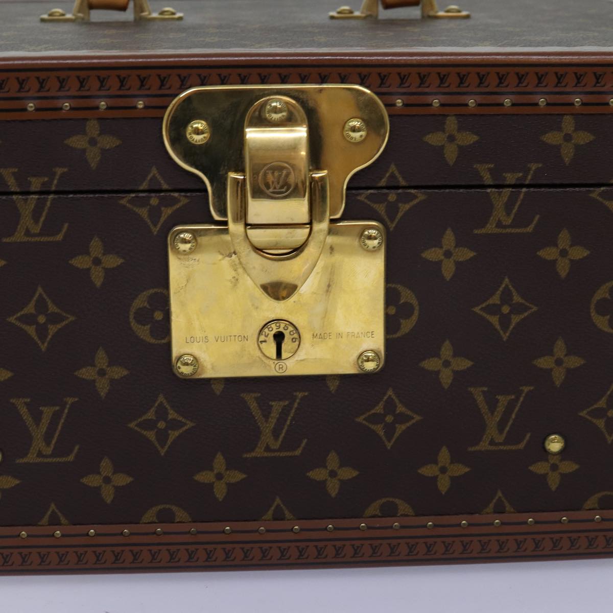 LOUIS VUITTON Monogram Attache Case Trunk SPO LV 72245S