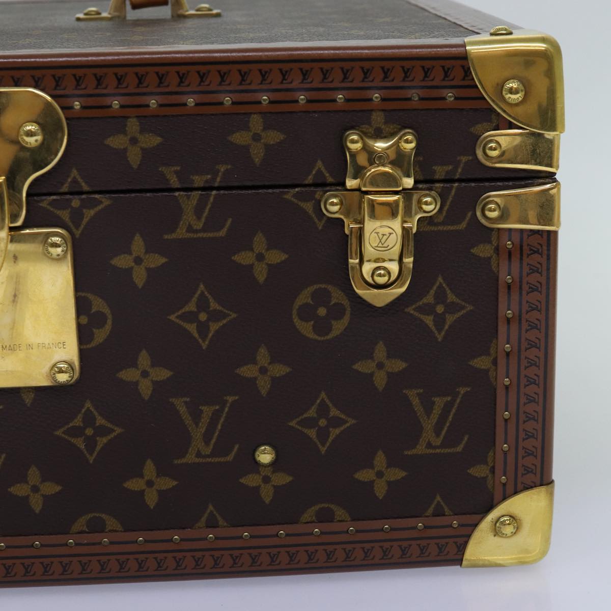 LOUIS VUITTON Monogram Attache Case Trunk SPO LV 72245S