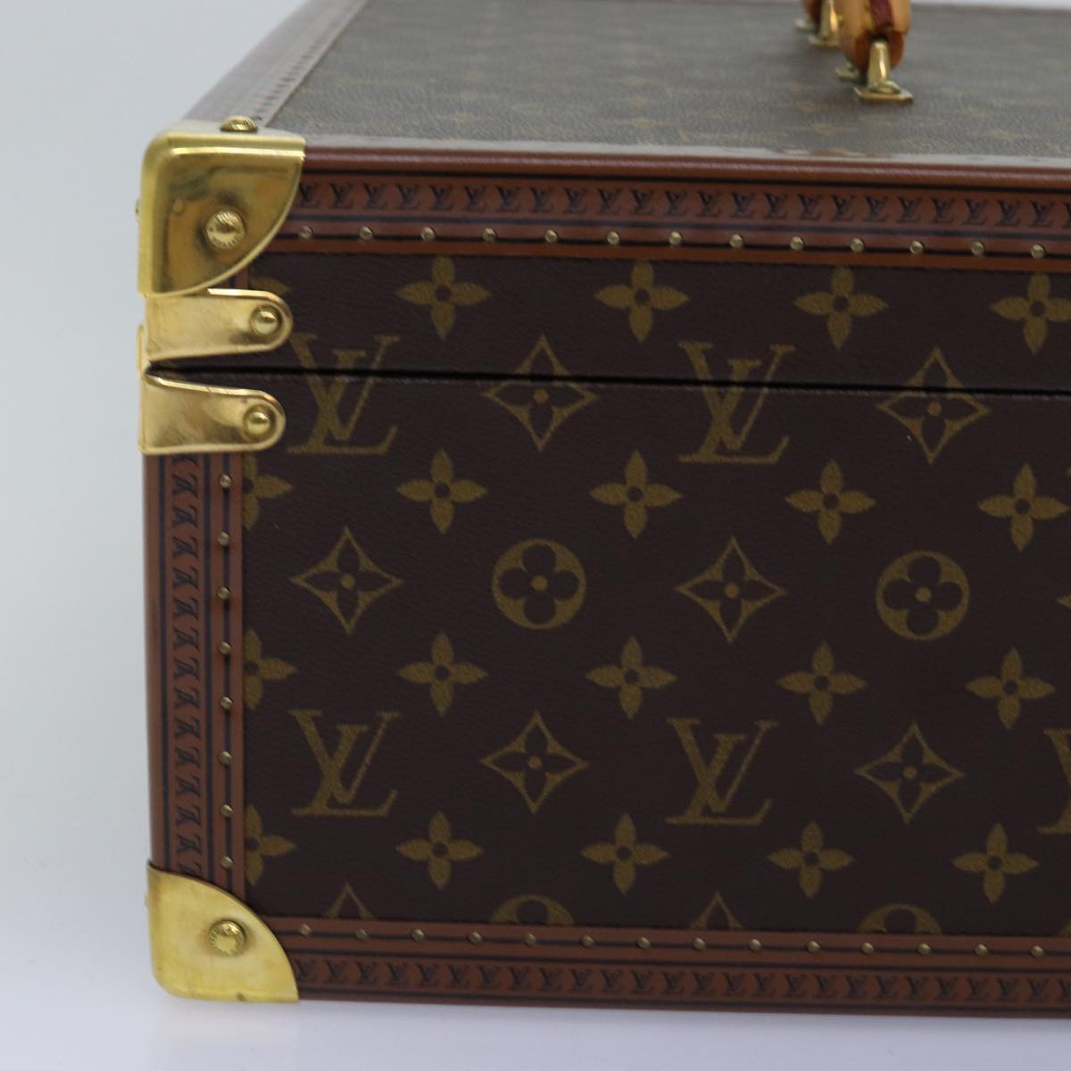 LOUIS VUITTON Monogram Attache Case Trunk SPO LV 72245S