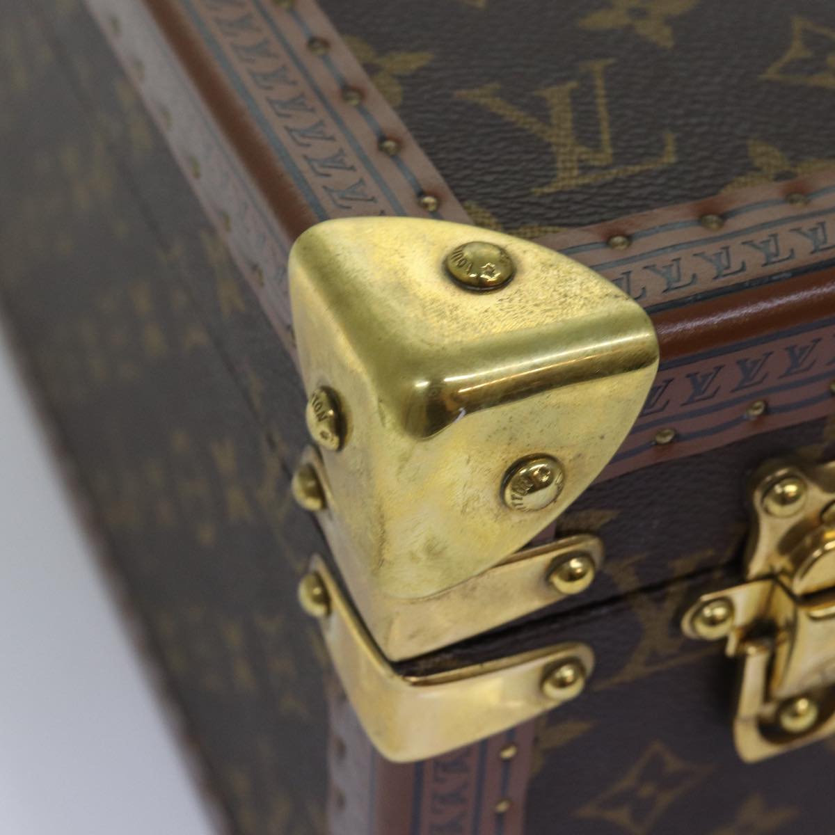 LOUIS VUITTON Monogram Attache Case Trunk SPO LV 72245S
