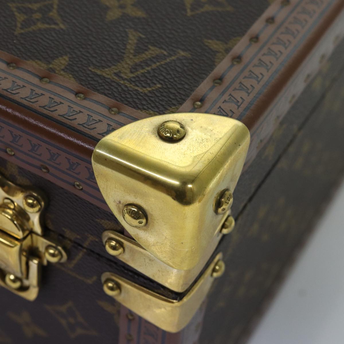 LOUIS VUITTON Monogram Attache Case Trunk SPO LV 72245S