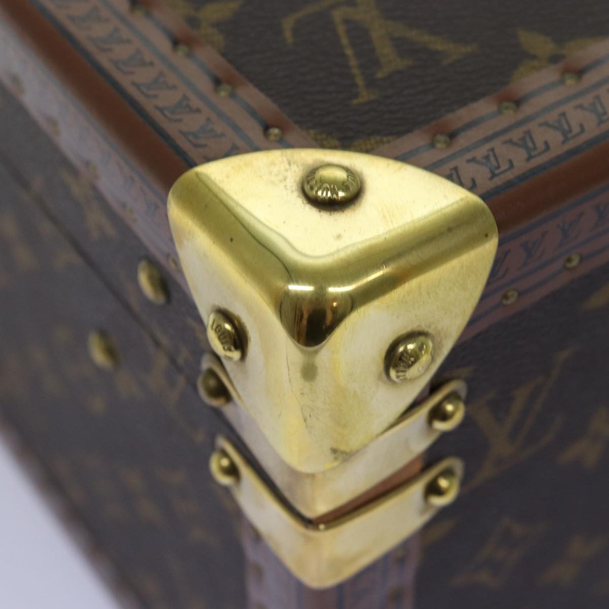 LOUIS VUITTON Monogram Attache Case Trunk SPO LV 72245S