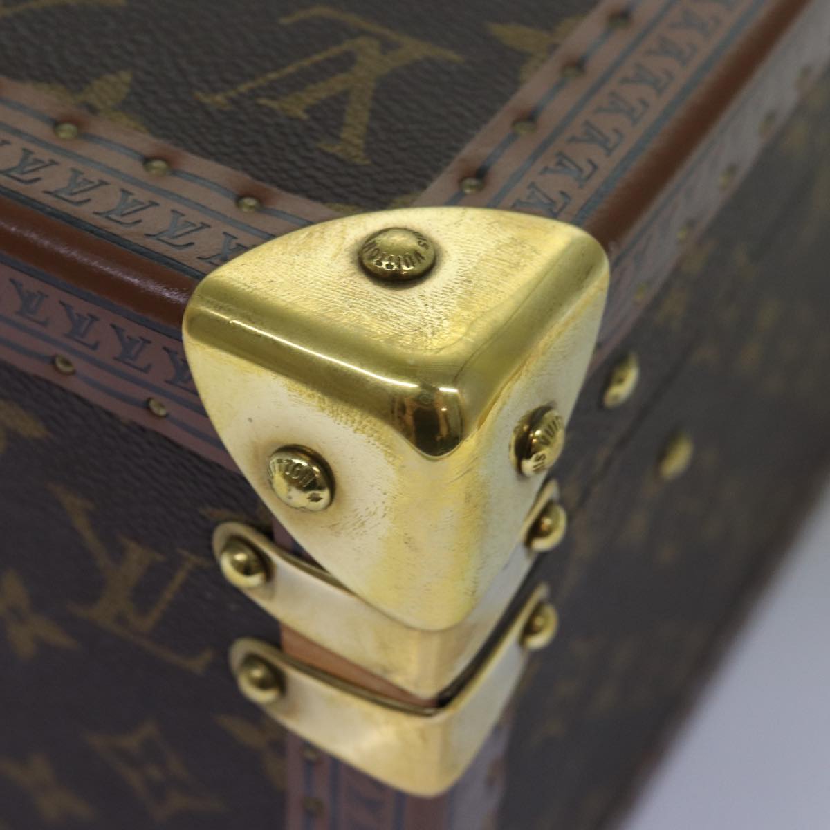 LOUIS VUITTON Monogram Attache Case Trunk SPO LV 72245S
