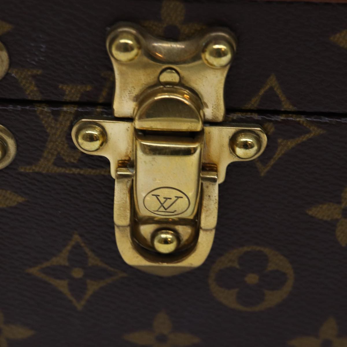 LOUIS VUITTON Monogram Attache Case Trunk SPO LV 72245S