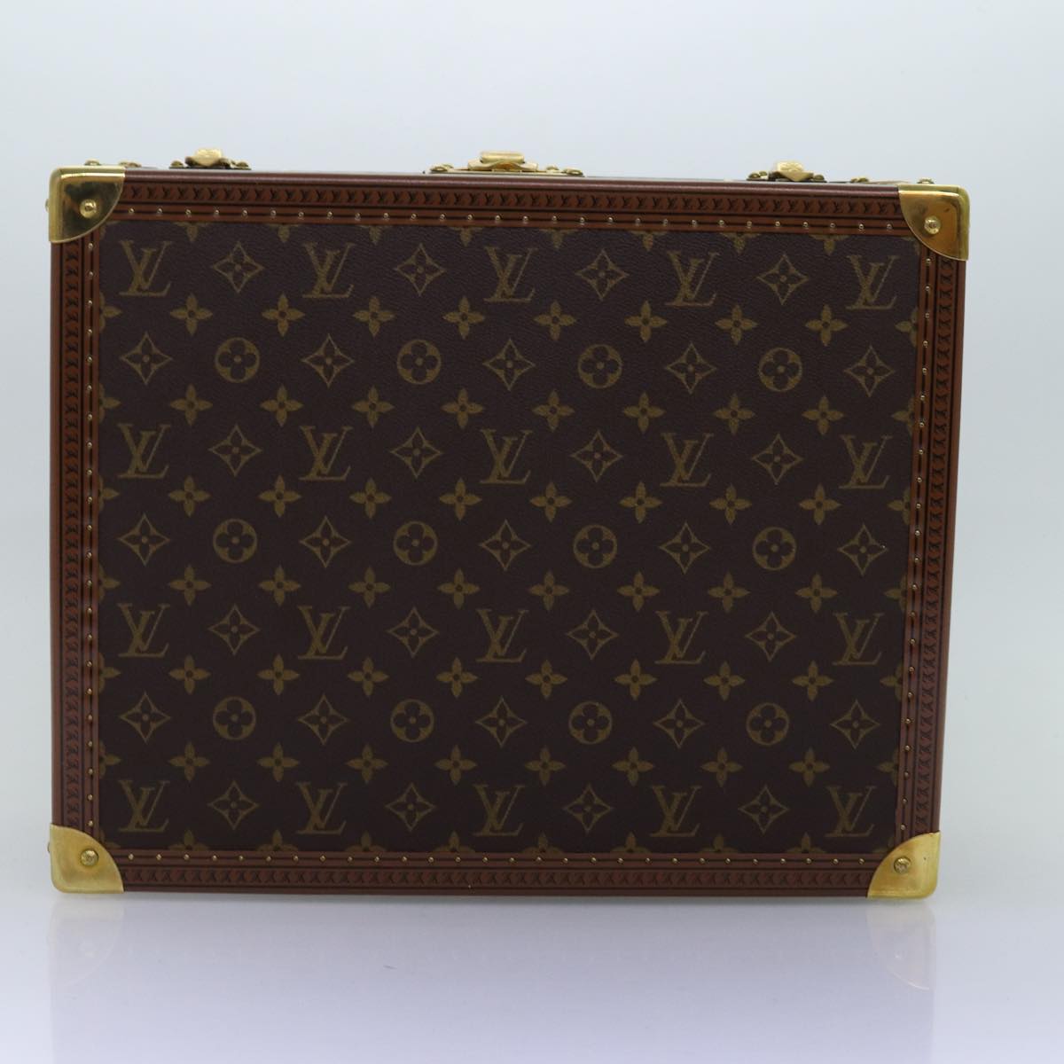 LOUIS VUITTON Monogram Attache Case Trunk SPO LV 72245S