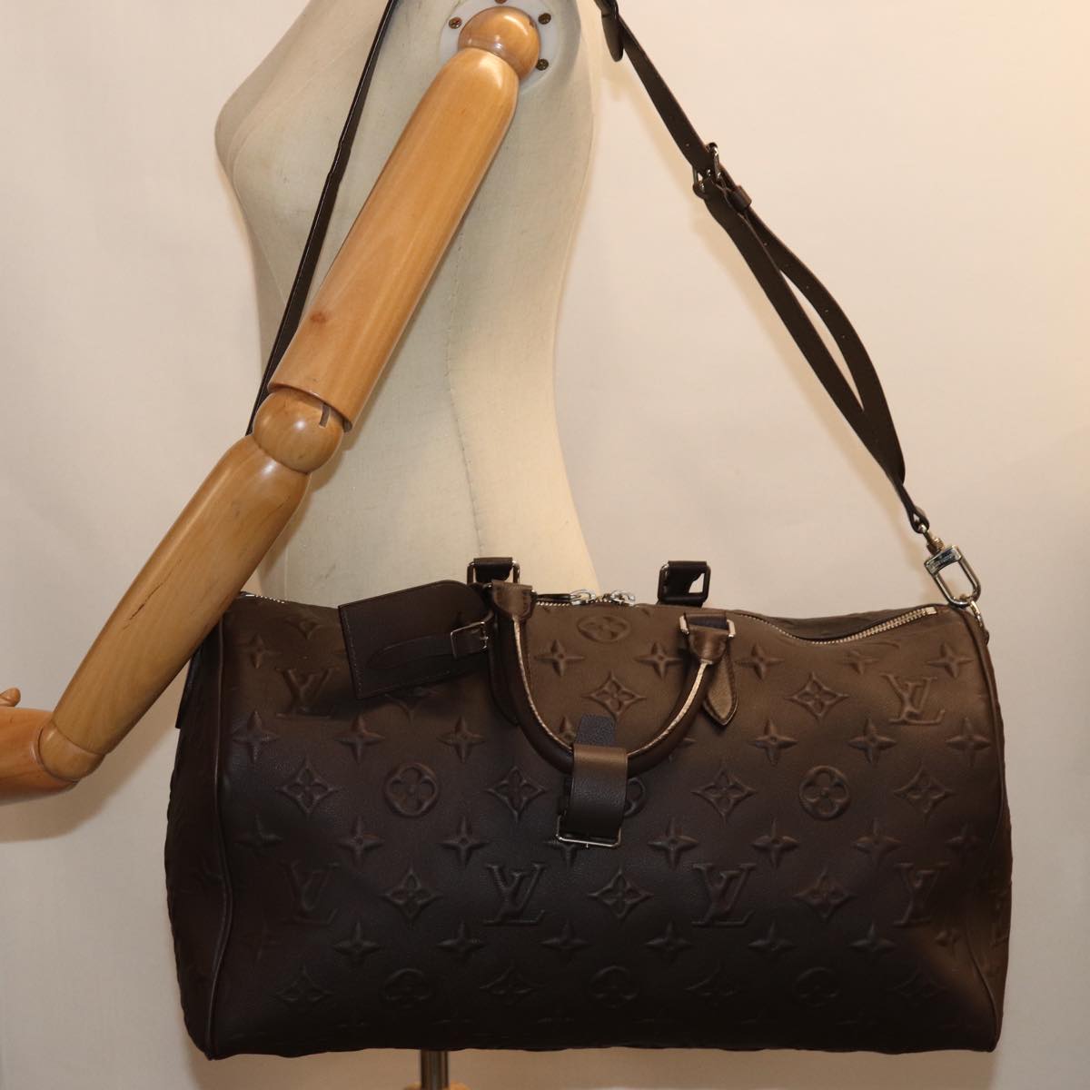 LOUIS VUITTON Monogram Revision Keepall Bandouliere 45 Bag M56712 LV 72246S
