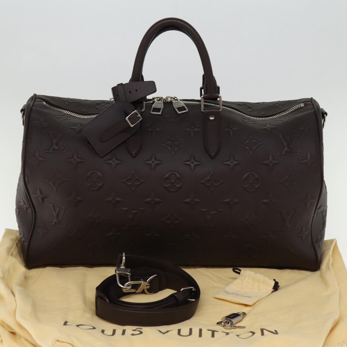 LOUIS VUITTON Monogram Revision Keepall Bandouliere 45 Bag M56712 LV 72246S
