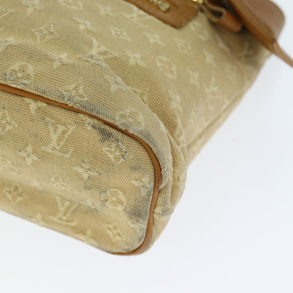 LOUIS VUITTON Monogram Mini Lucille PM Hand Bag Beige M92684 LV 72252