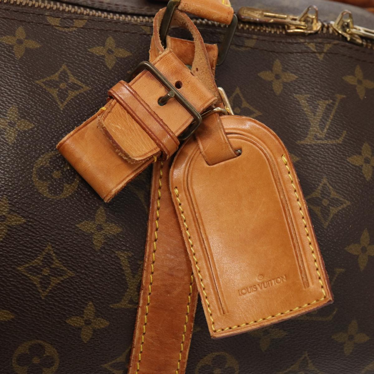 LOUIS VUITTON Monogram Keepall Bandouliere 55 Boston Bag M41414 LV 72287