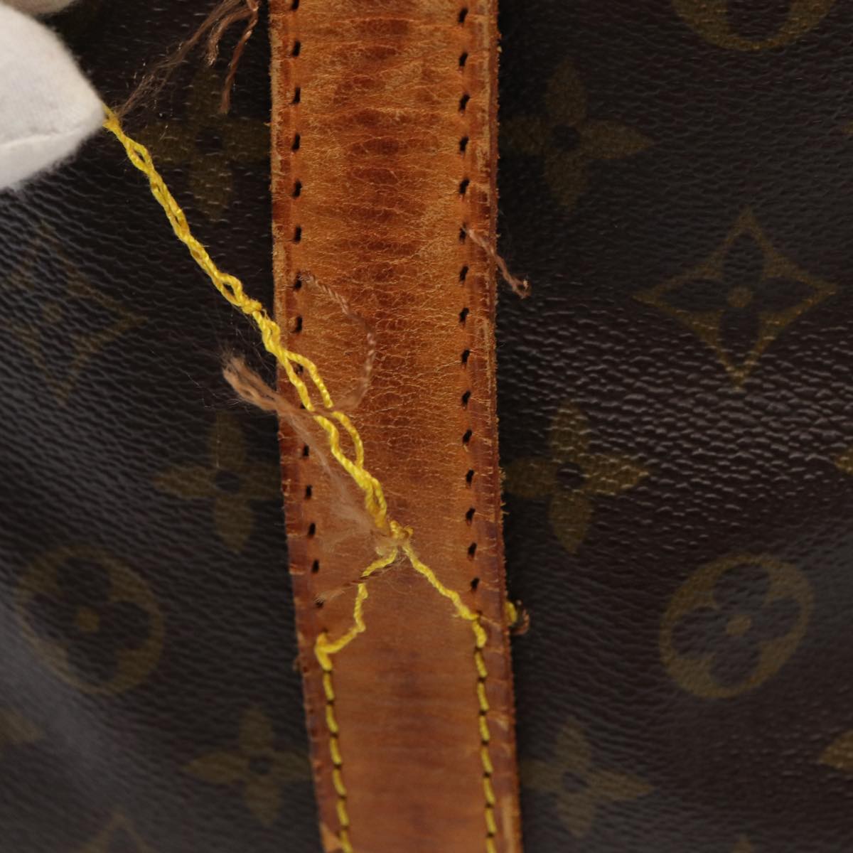 LOUIS VUITTON Monogram Keepall Bandouliere 55 Boston Bag M41414 LV 72287