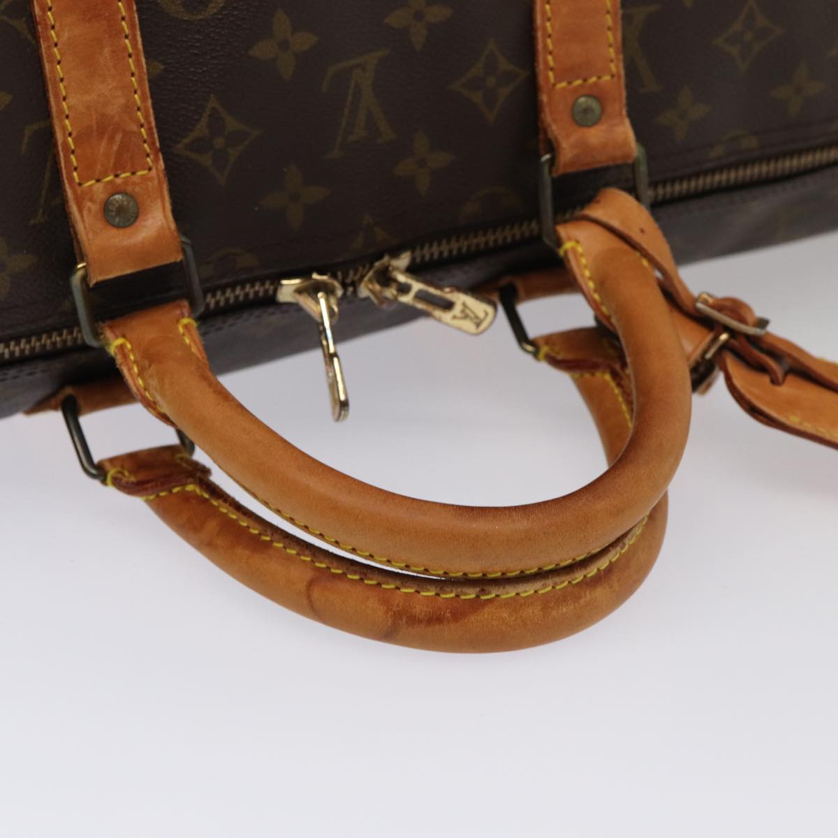 LOUIS VUITTON Monogram Keepall Bandouliere 55 Boston Bag M41414 LV 72287