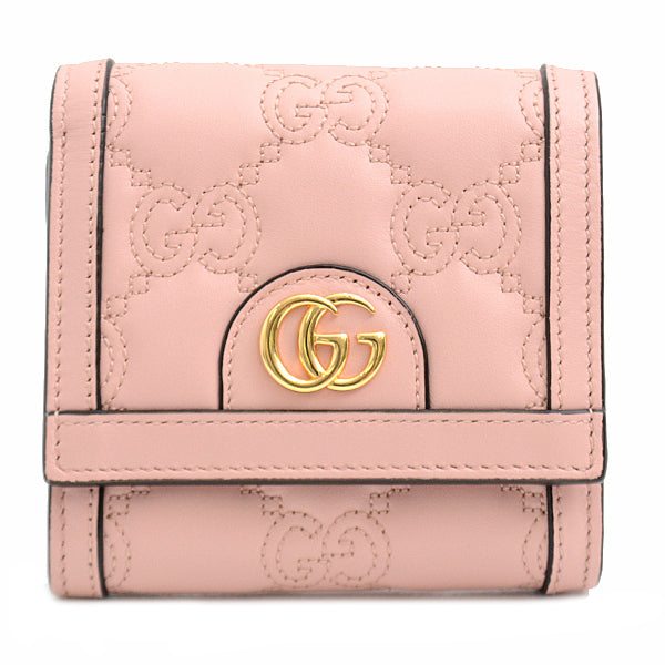 Luxury Gucci Trending 2025 GG Matelassé Leather Wallet 723799