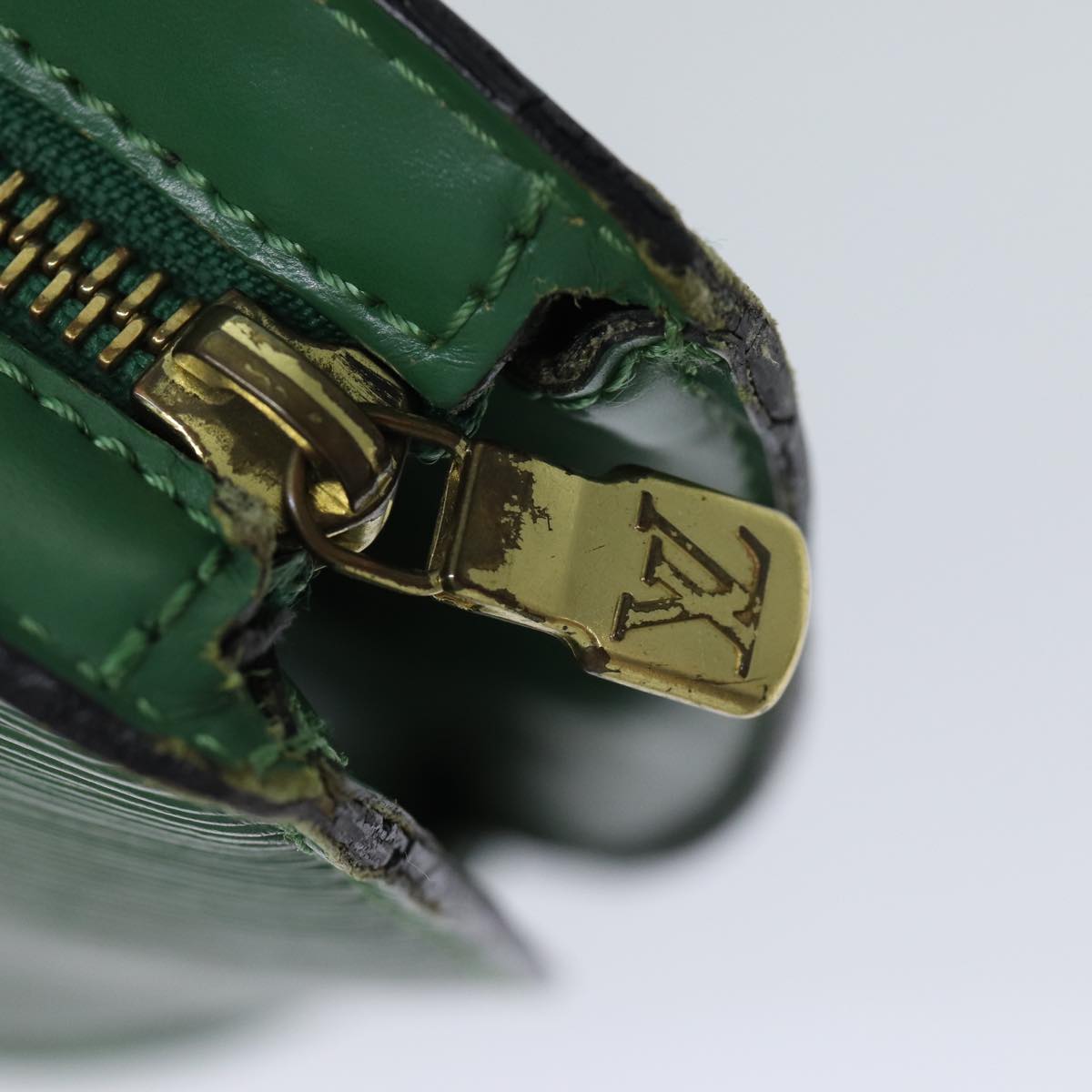 LOUIS VUITTON Epi Saint Jacques Shopping Shoulder Bag Green M52264 72356