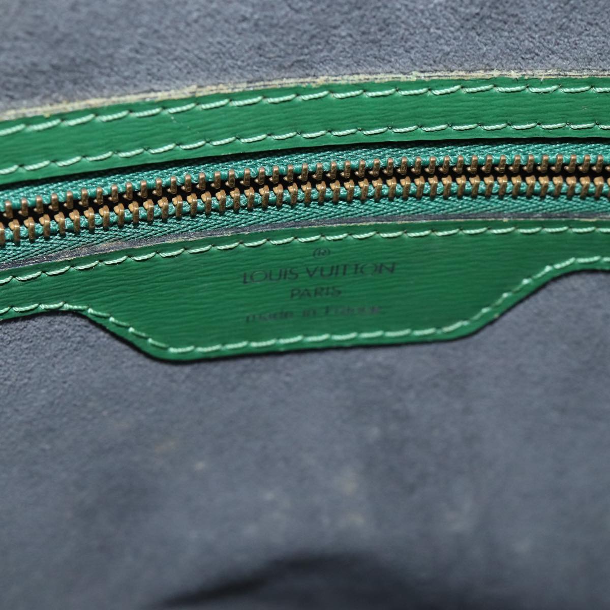 LOUIS VUITTON Epi Saint Jacques Shopping Shoulder Bag Green M52264 72356