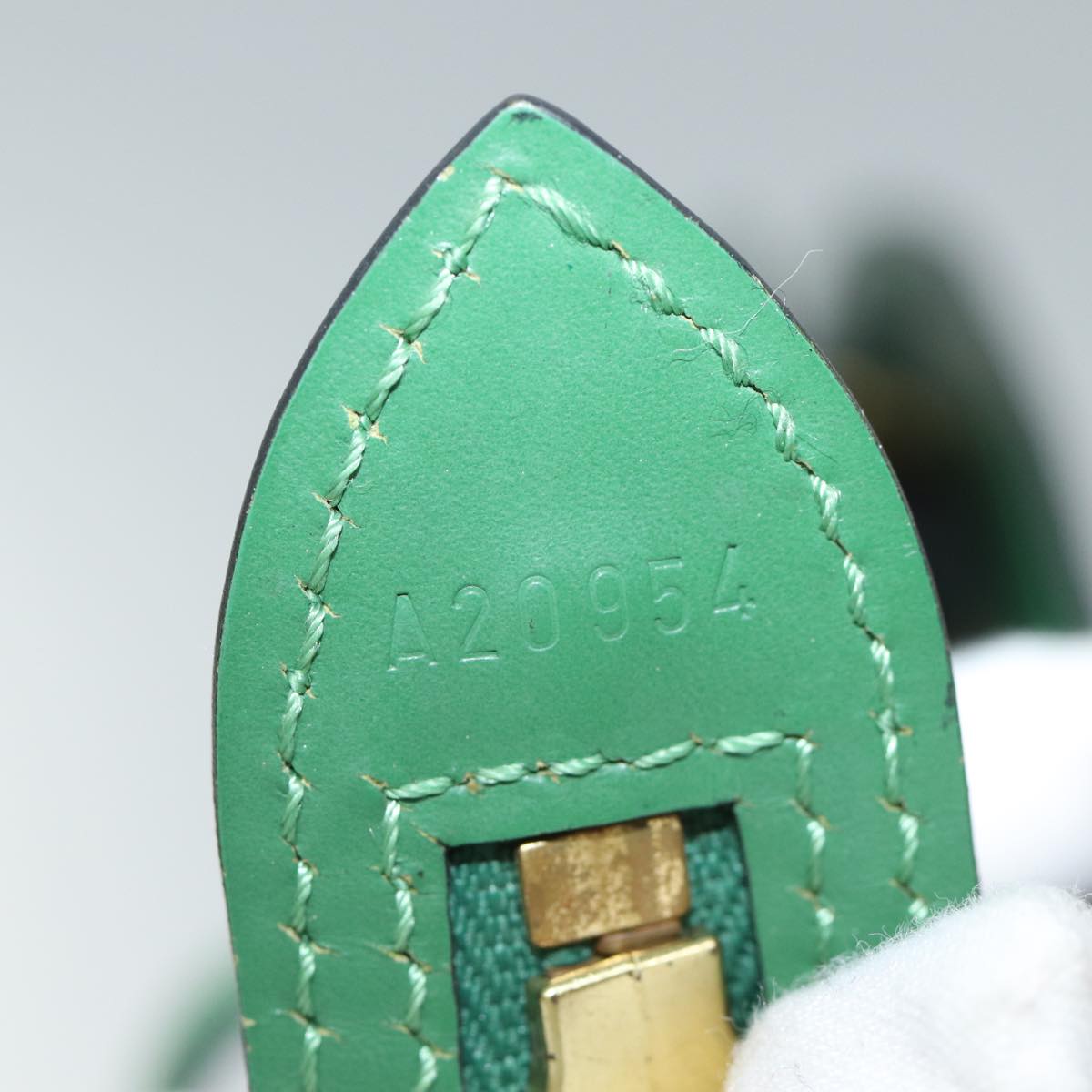 LOUIS VUITTON Epi Saint Jacques Shopping Shoulder Bag Green M52264 72356
