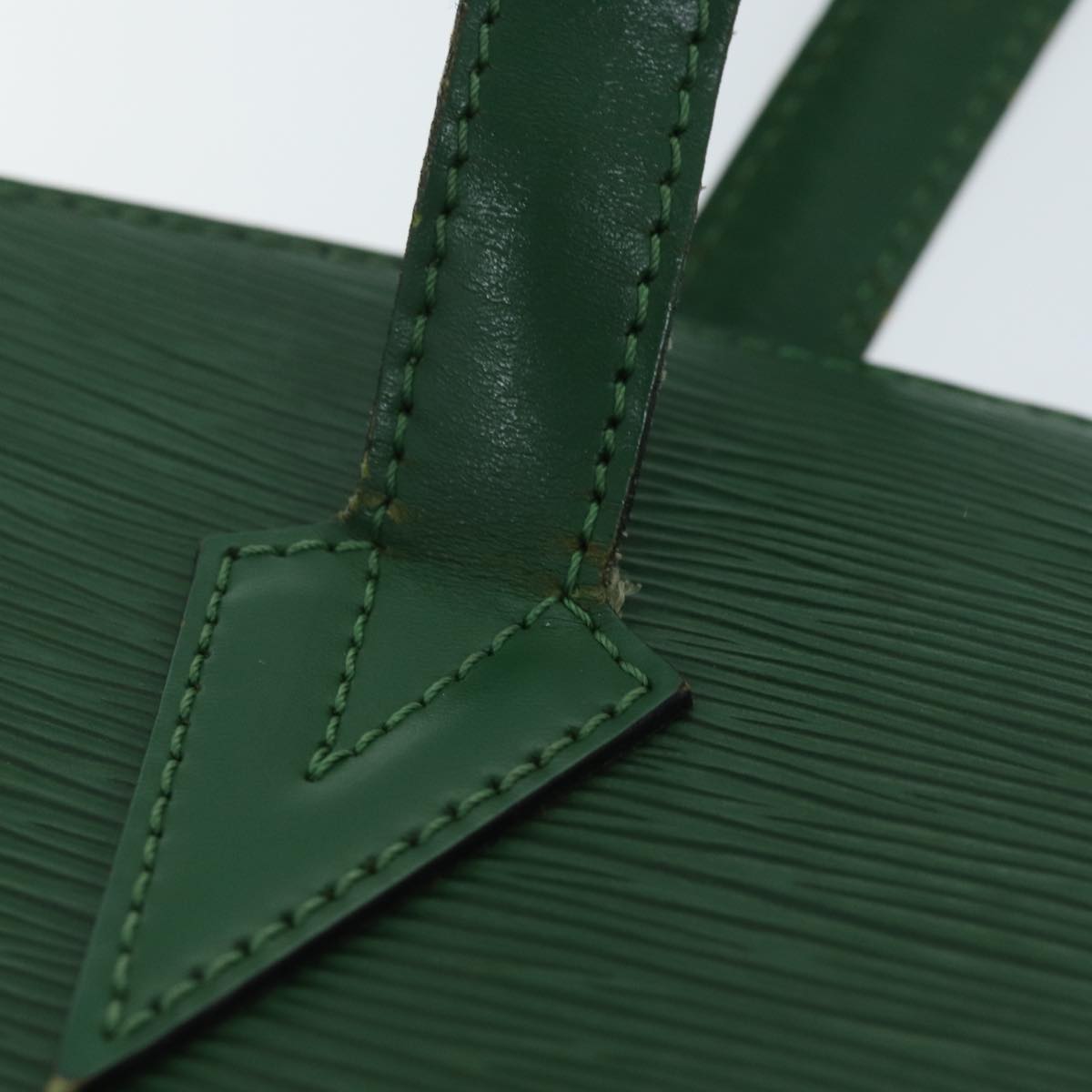 LOUIS VUITTON Epi Saint Jacques Shopping Shoulder Bag Green M52264 72356